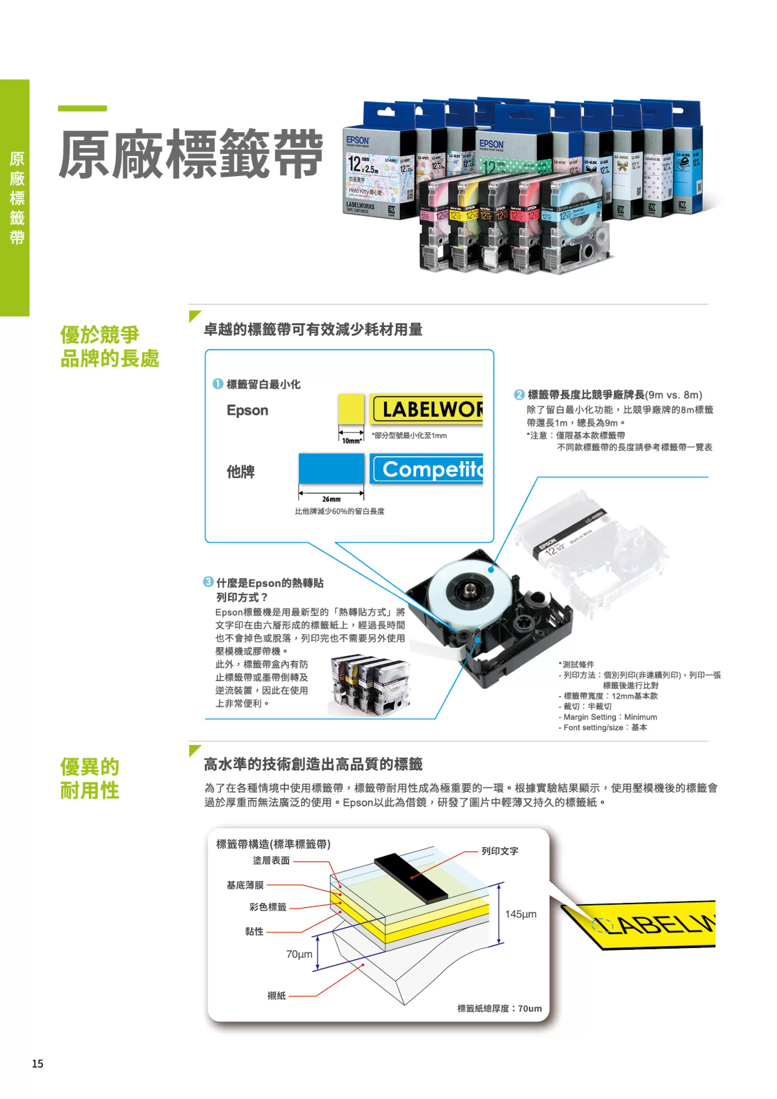 Epson 愛普生 LW-K740 商用入門手持式標籤機