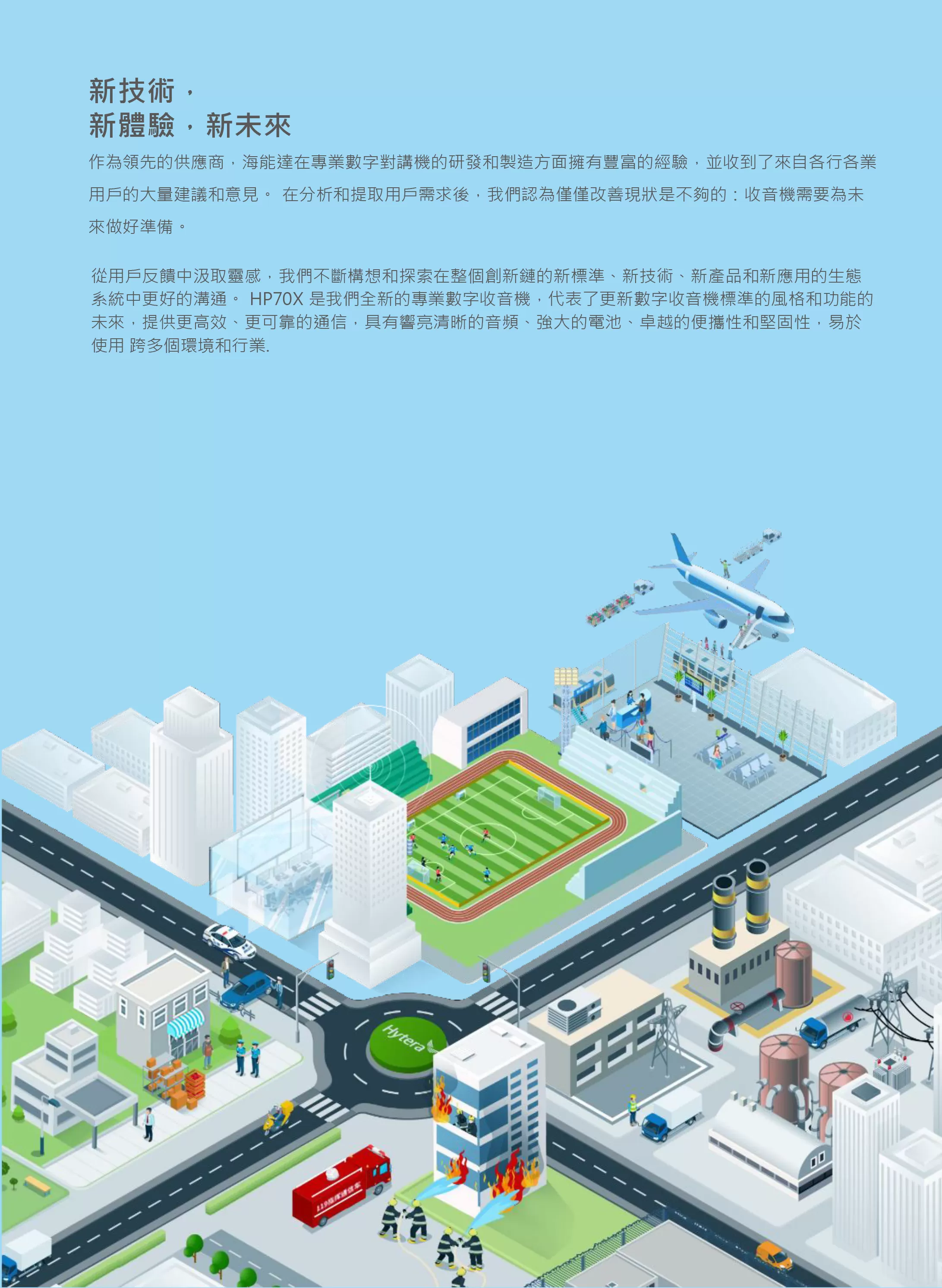 Hytera 海能達無線電 HP708 專業DMR無線電手提台對講機系統