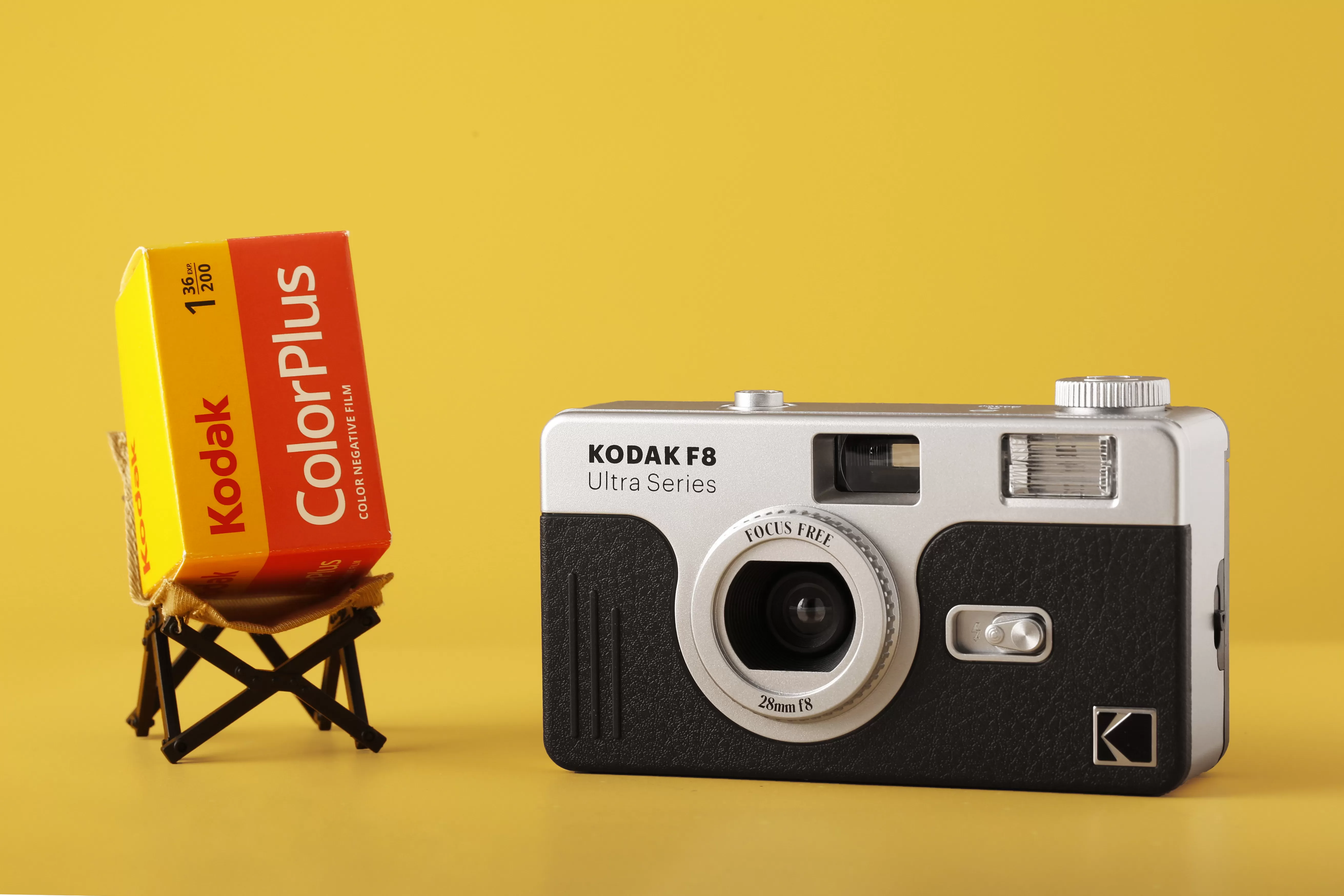 Kodak 柯達 F8 黑色 柯達復古底片相機