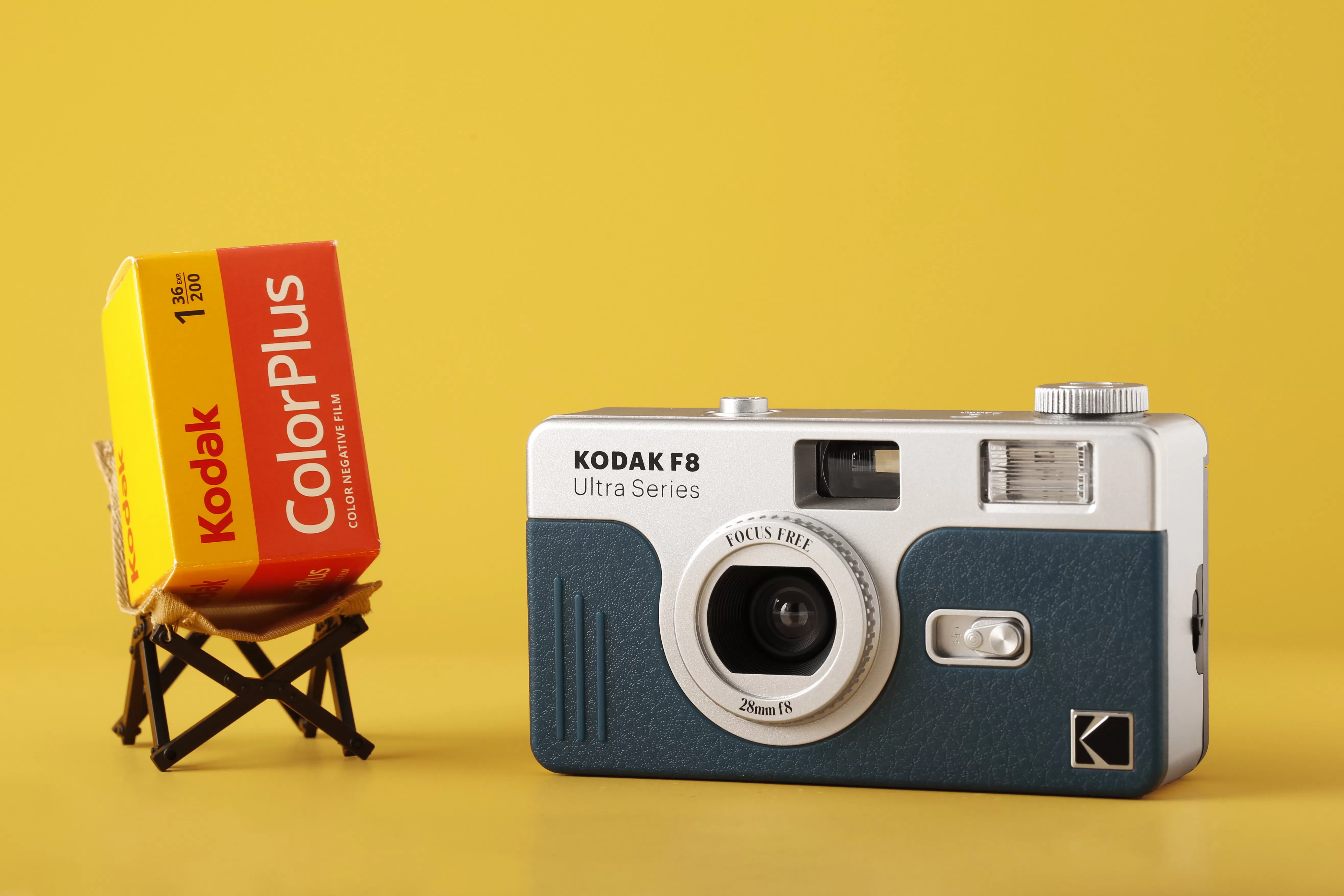 Kodak 柯達 F8 藏青色 柯達復古底片相機