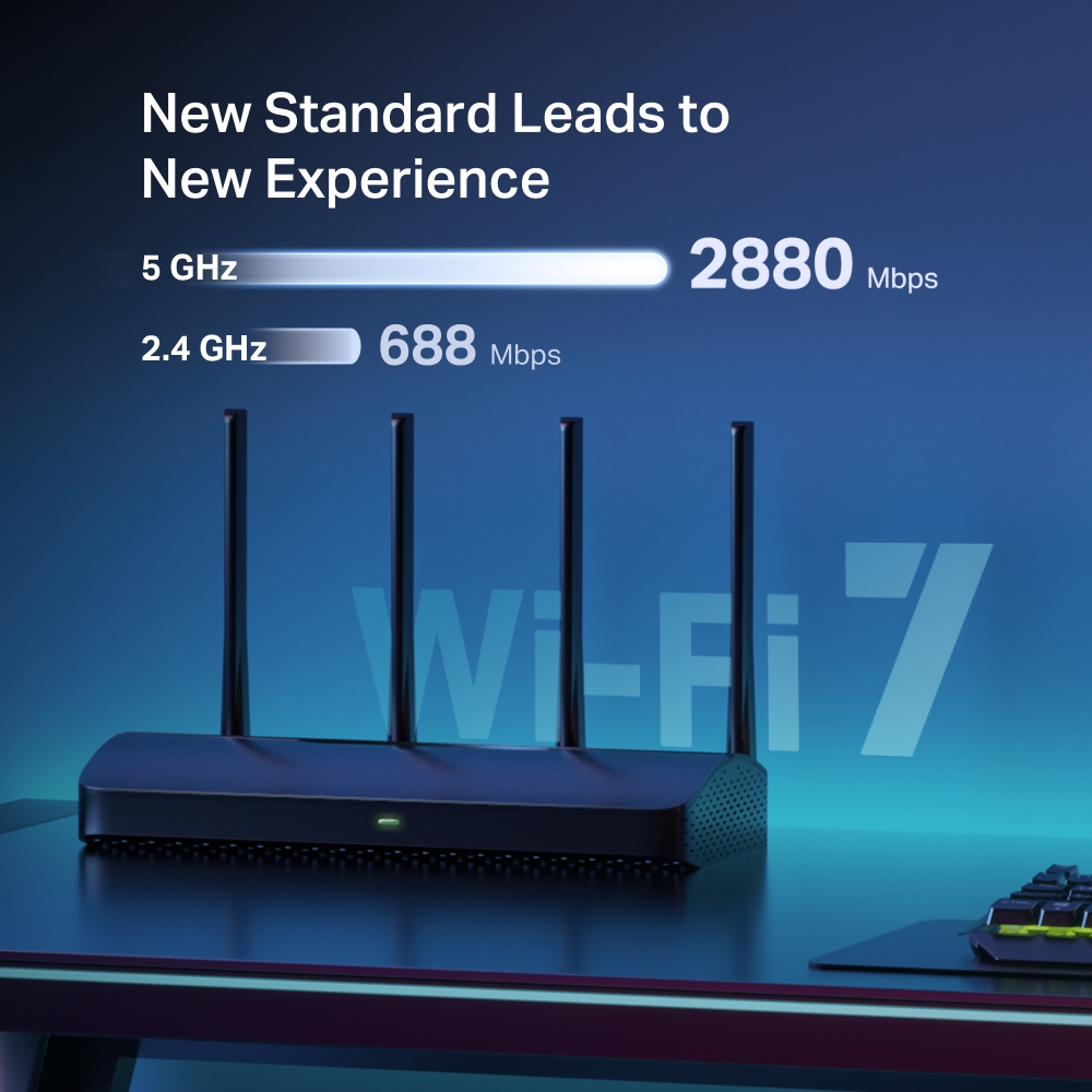 Mercusys 水星 MR27BE BE3600 雙頻 Wi-Fi 7 路由器