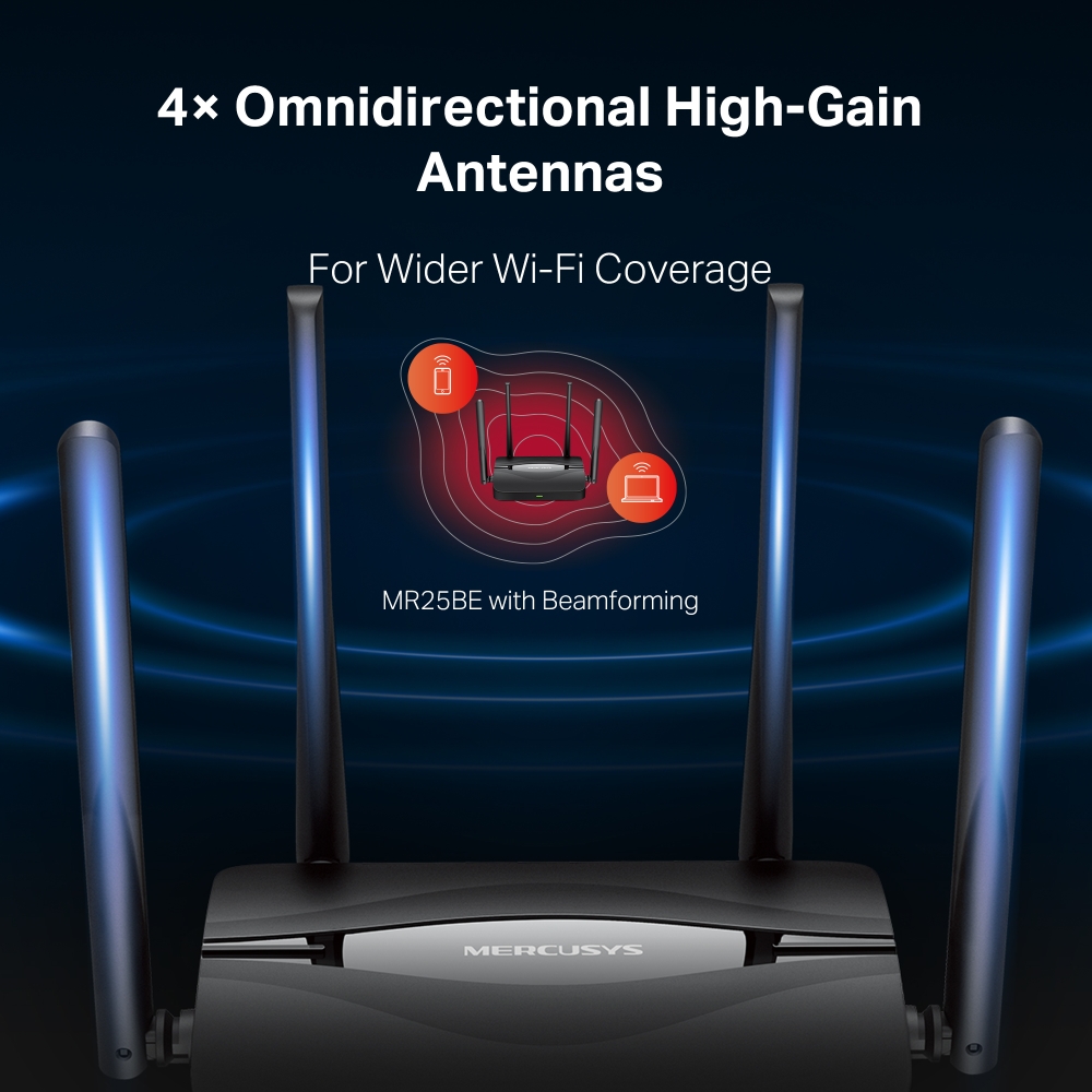 Mercusys 水星 MR25BE BE3600 雙頻 Wi-Fi 7 路由器