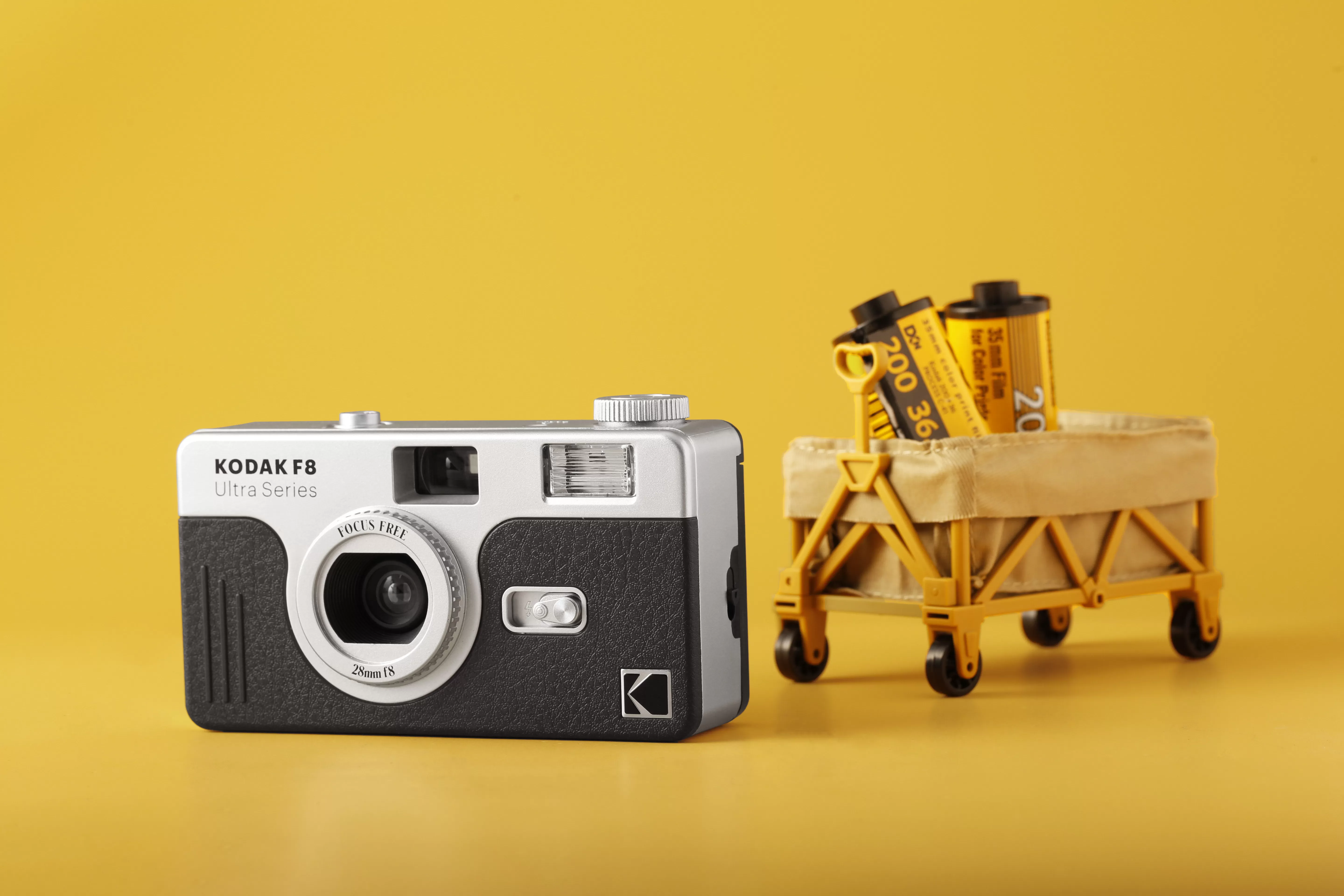 Kodak 柯達 F8 黑色 柯達復古底片相機