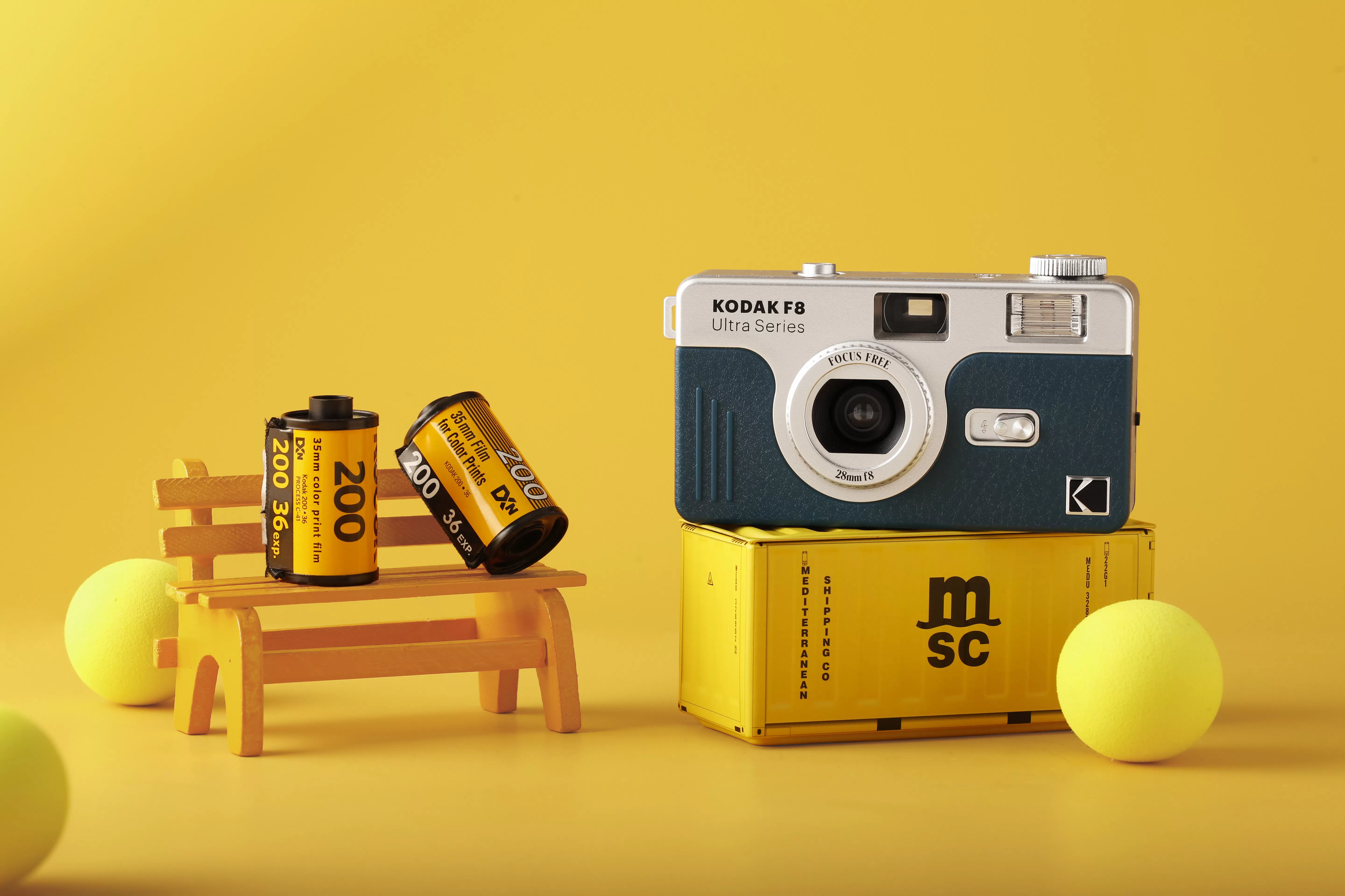 Kodak 柯達 F8 藏青色 柯達復古底片相機
