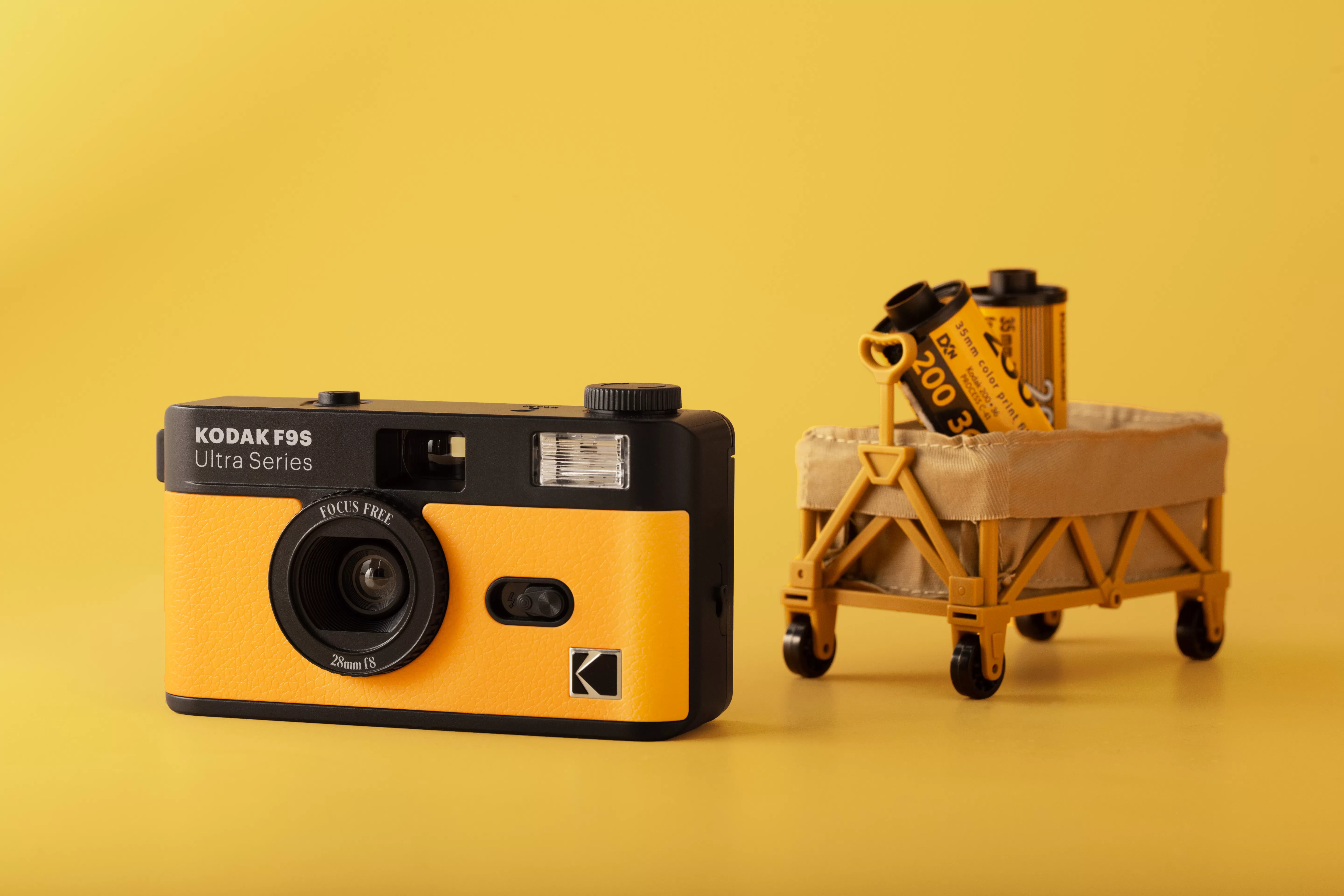 Kodak 柯達 F9S Ultra Series 黃色 柯達復古底片相機