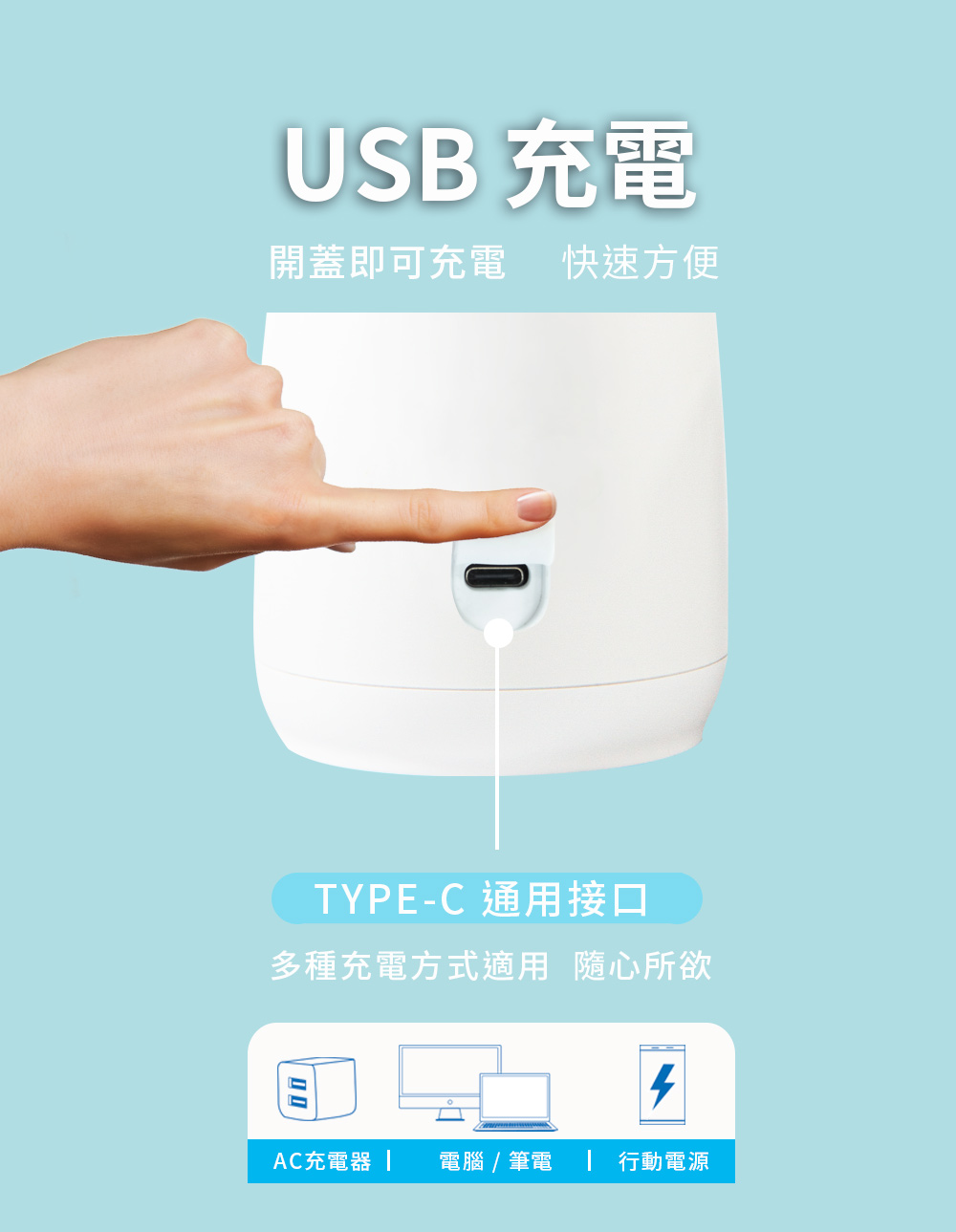 SANLUX 台灣三洋 TYPE C 快充果汁機 DSM-U216Y