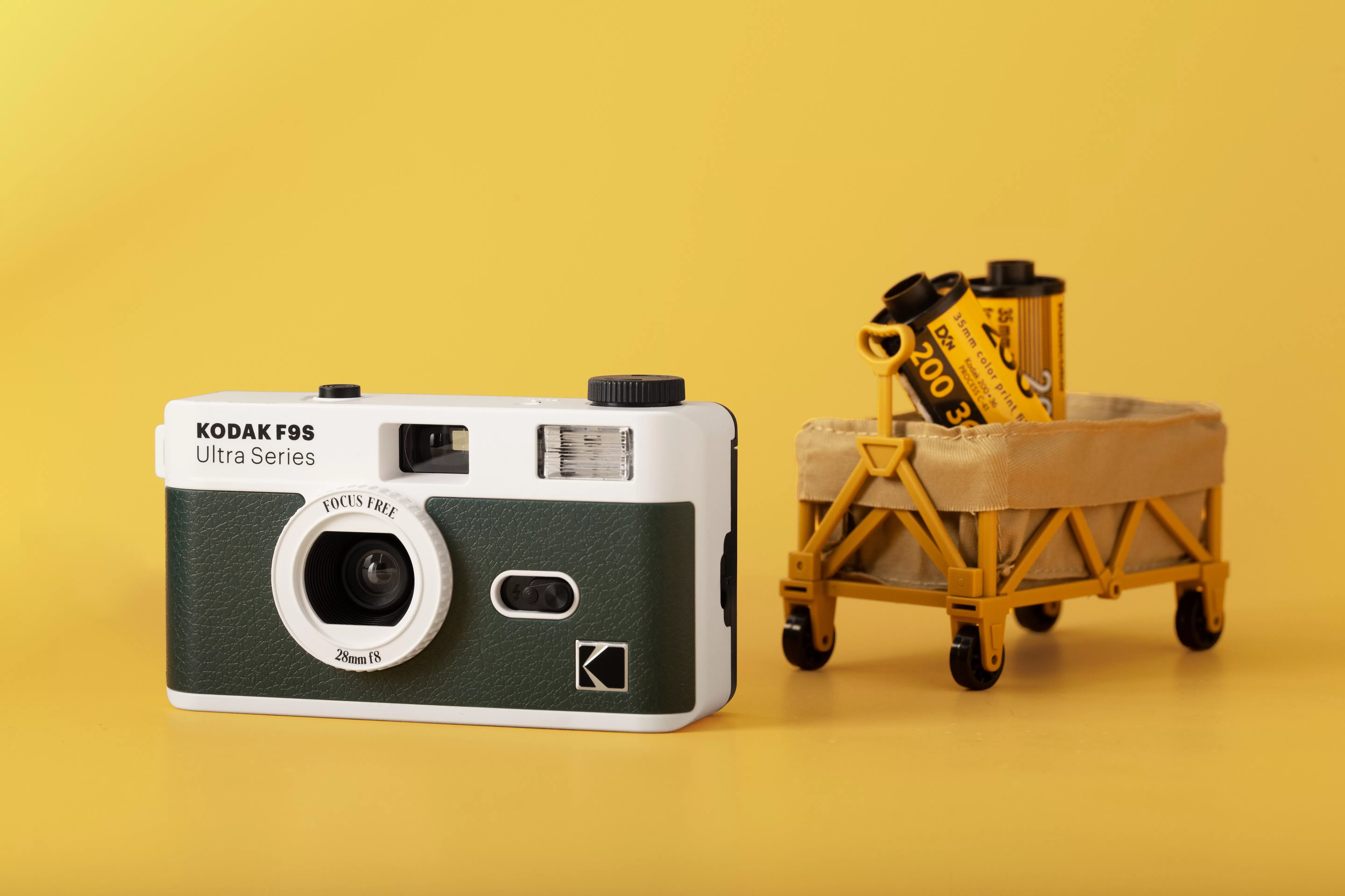 Kodak 柯達 F9S Ultra Series 綠色 柯達復古底片相機 小型自動相機 傻瓜相機