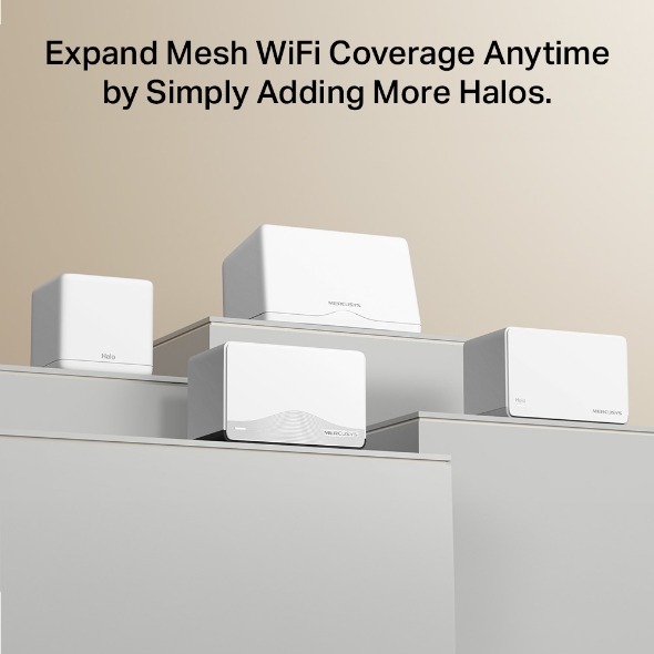 Mercusys 水星 Halo H27BE BE3600 完整家庭 Mesh Wi-Fi 7 系統