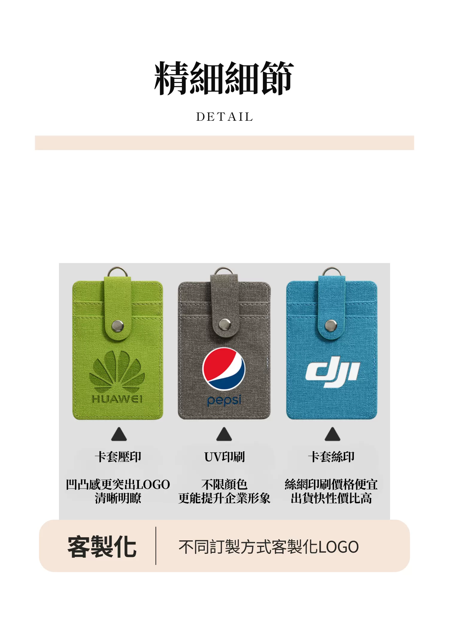 【客製禮贈品】時尚布紋多卡卡套