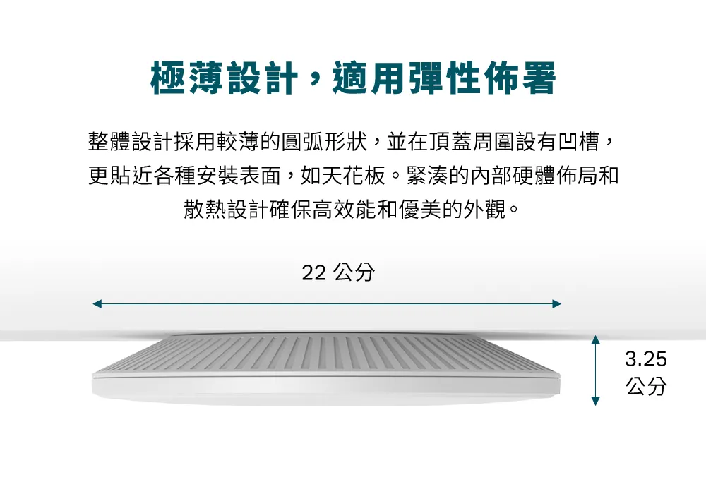 TP-Link EAP773 BE11000 吸頂式三頻 Wi-Fi 7 無線基地台