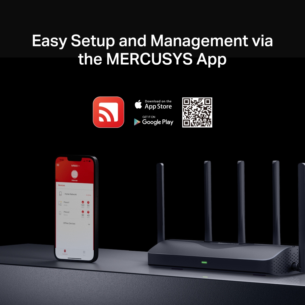 Mercusys 水星 MR47BE BE9300 三頻 Wi-Fi 7 路由器