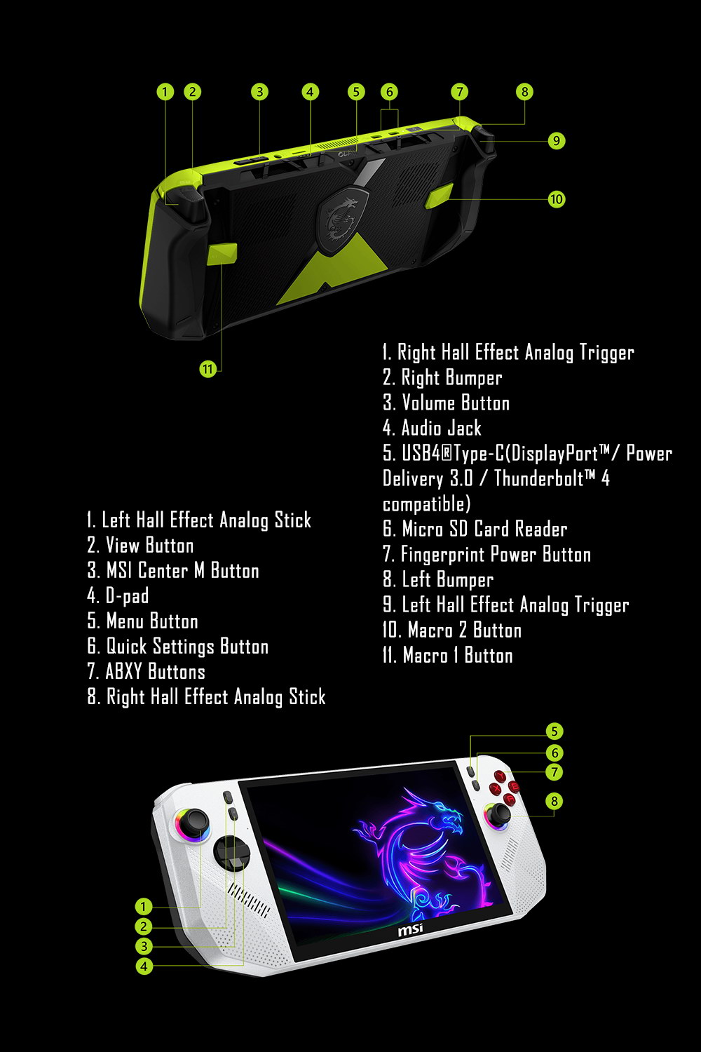 MSI 微星 Claw A8 BZ2EM-PBARZ2E4GXXDX11MA 高規格電競掌機,實際價格以報價為主,U52890059,MSI微星ClawA8BZ2EM-PBARZ2E4GXXDX11MA高規格電競掌機,原廠保固,大量採購歡迎洽詢