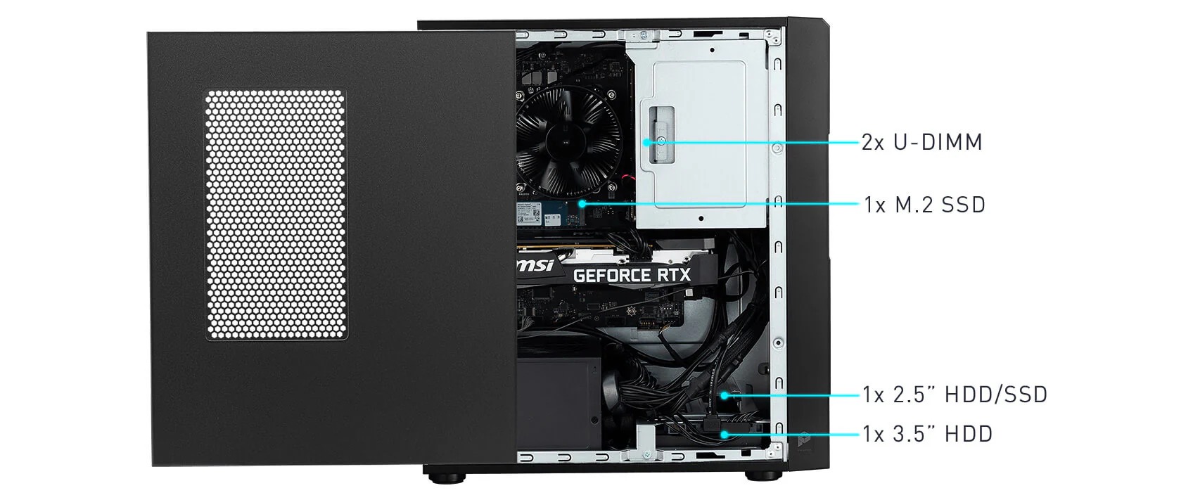 MSI 微星 PRO DP180 14A-461TW 桌機 i5-14400｜16GB｜1TB SSD｜Win11 家用版