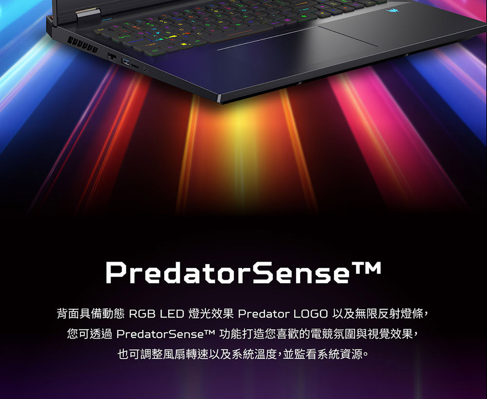 ACER Predator Helios Neo PHN18-72-92A2(黑) ( UN.QVLTA.001 ) 18吋旗艦級電競筆電