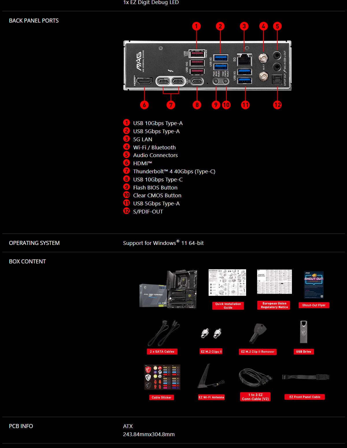 MSI MAG Z890 TOMAHAWK WIFI 主機板,U52890053,MSIMAGZ890TOMAHAWKWIFI主機板,原廠保固,大量採購歡迎洽詢,品質保證