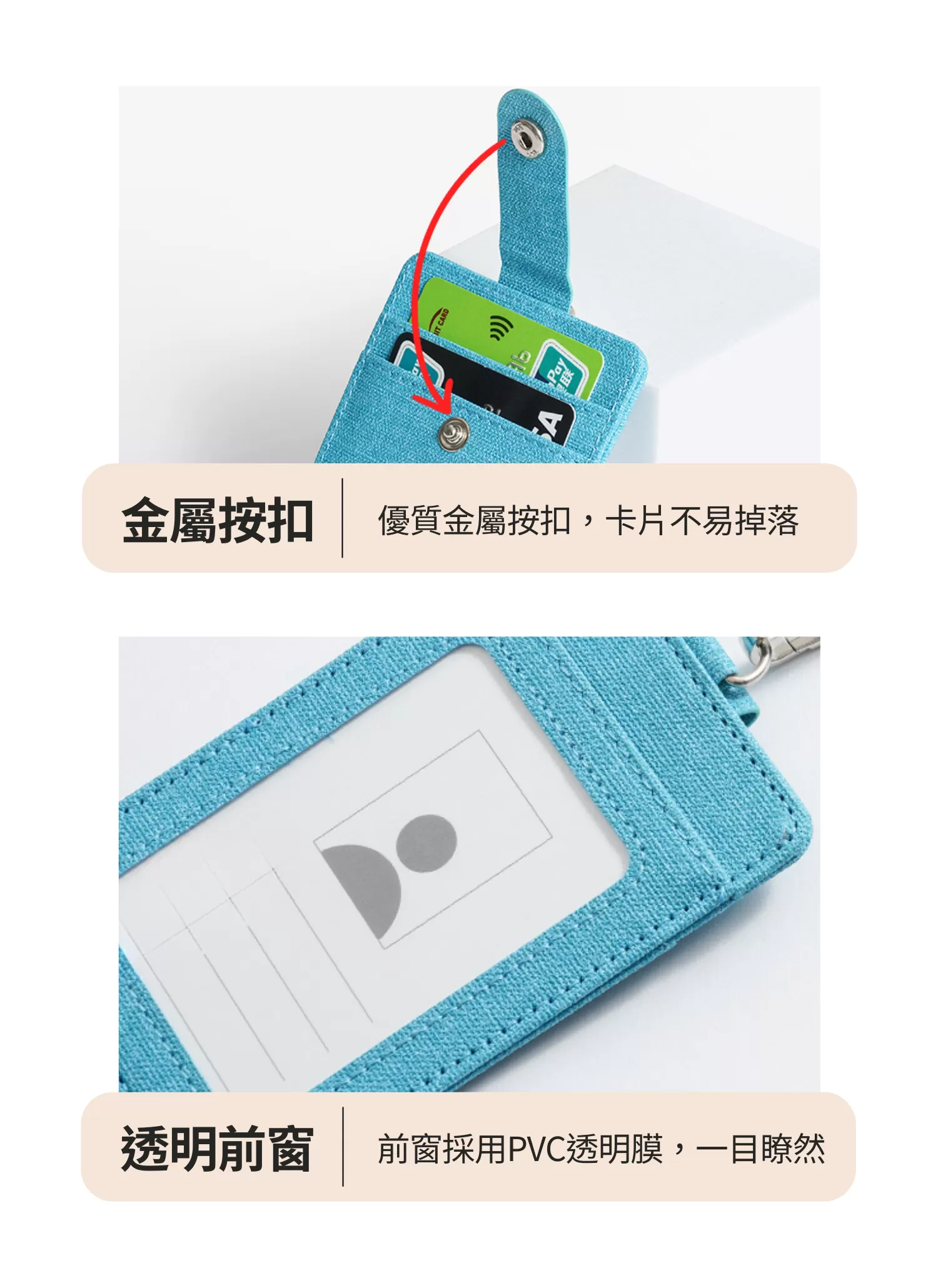【客製禮贈品】時尚布紋多卡卡套