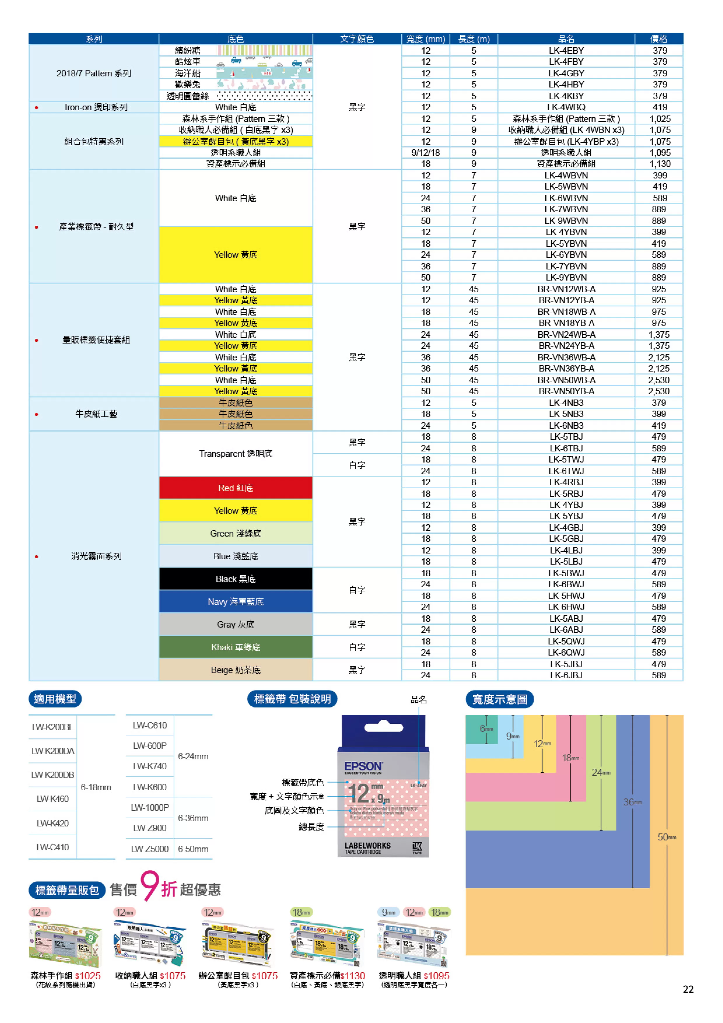 Epson 愛普生 LW-K740 商用入門手持式標籤機