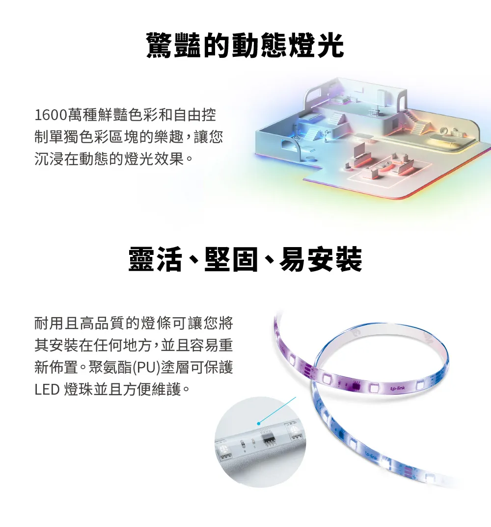 TP-Link Tapo L920-5 智慧 Wi-Fi 多彩燈條