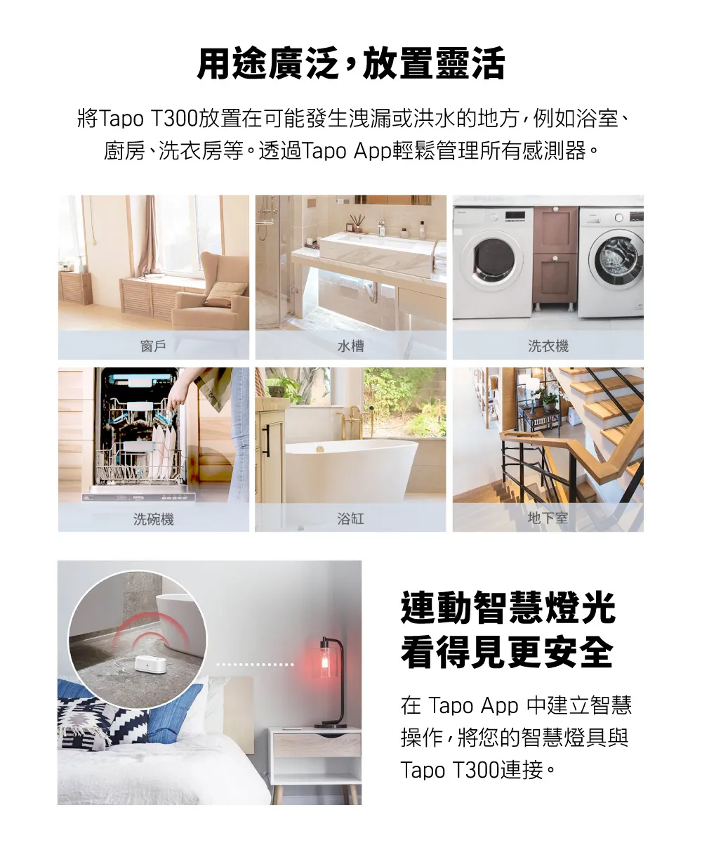 TP-Link Tapo T300 智慧漏水感應器