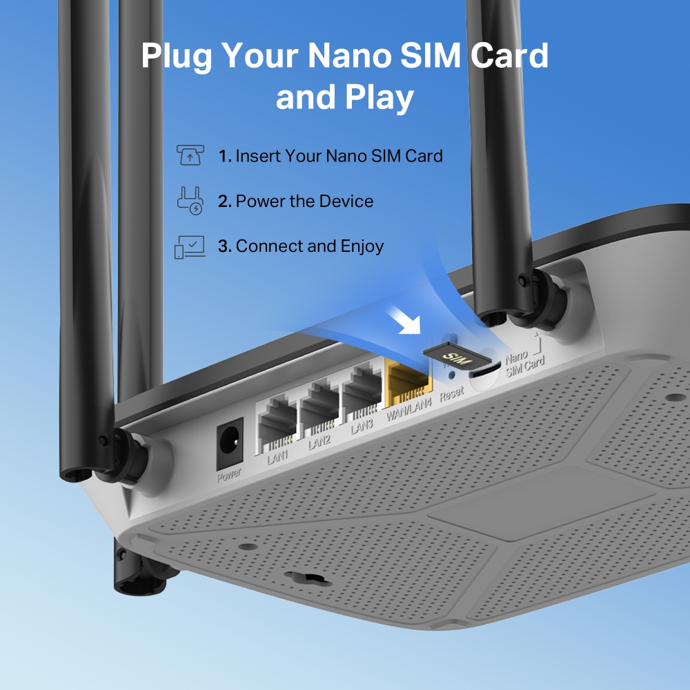 Mercusys 水星 MB115-4G 300 Mbps 無線 N 4G LTE 路由器
