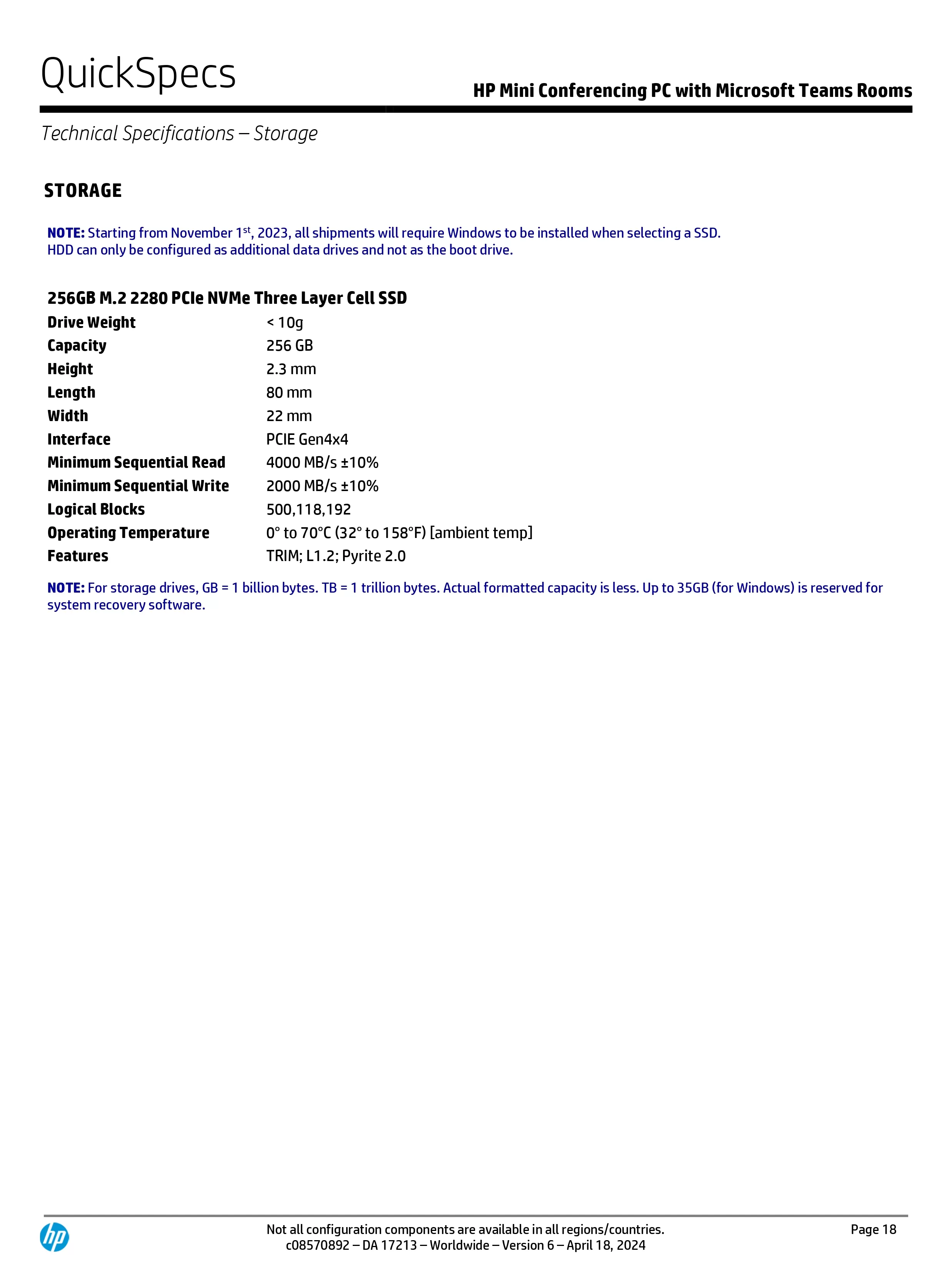 HP 惠普 Mini Conferencing 電腦搭載 Microsoft Teams Rooms (9C428AW)