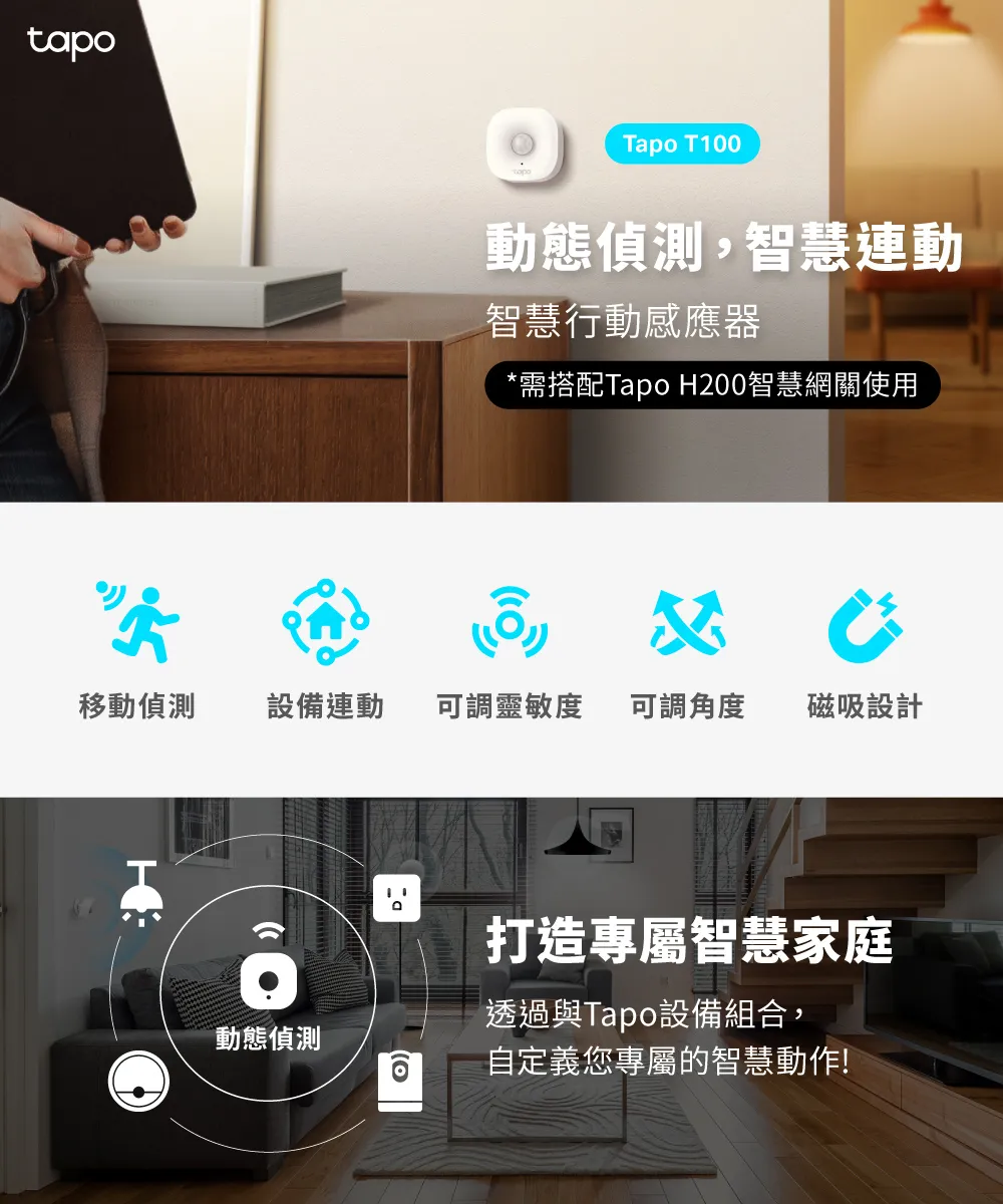 TP-Link Tapo T100 智慧感應器