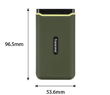 Transcend 創見 ESD380C 行動固態硬碟 2TB 橄欖綠