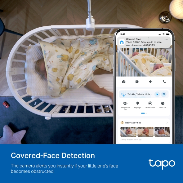 TP-Link Tapo C840 旋轉式智慧嬰兒攝影機