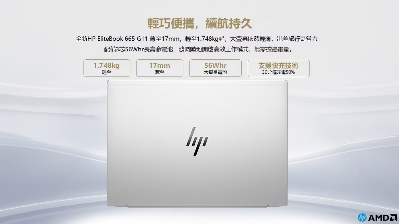 HP 惠普 EliteBook 655 G11 16 吋 G11 筆記型商務電腦