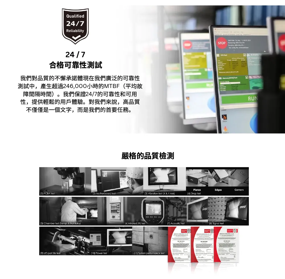 MSI 微星 PRO AP272P i3處理器/ 8G記憶體/ 512G SSD 一體成型電腦