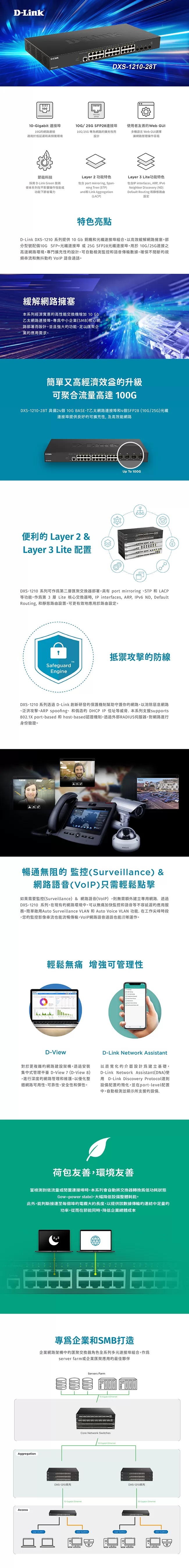 D-Link 友訊 DXS-1210-28T 10 Gigabit Ethernet Smart Managed 智慧型網管交換器,實際價格以報價為主,DXS-1210-28T,D-Link友訊DXS-1210-28T10GigabitEthernetSmartManaged智慧型網管交換器,原廠保固,大量採購歡迎洽詢