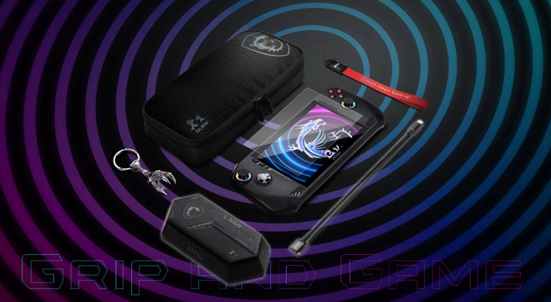 MSI 微星 Claw 專屬配件組｜7吋掌機保護殼＋多功能配件套裝