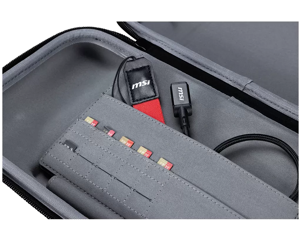 MSI 微星 Claw Travel Case II｜專為 Claw 8 AI+ 設計的掌機旅行收納包