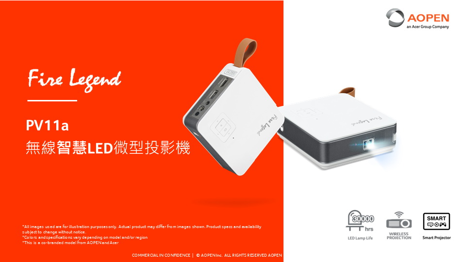 ACER AOPEN PV11a 480P 微型投影機100ANSI ( MR.JUE11.00E ),U52450012,ACERAOPENPV11a480P微型投影機100ANSI(MR.JUE11.00E),原廠保固,大量採購歡迎洽詢,品質保證