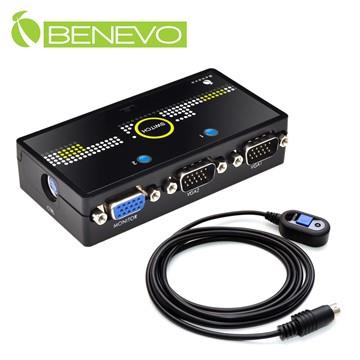 BENEVO 2埠磁吸型高頻VGA切換器含切換鈕 ( BVS201A ),U52520014,BENEVO2埠磁吸型高頻VGA切換器含切換鈕(BVS201A),原廠保固,大量採購歡迎洽詢,品質保證
