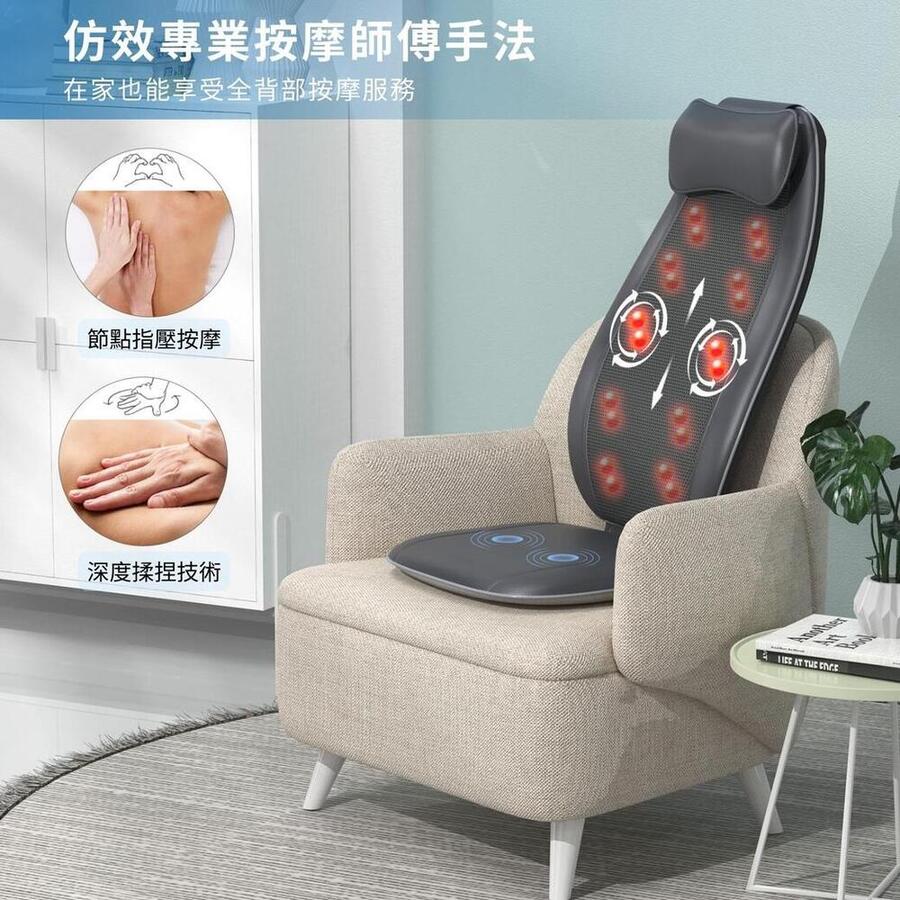 RENPHO 揉壓背部按摩靠墊 ( RF-BM086 ),實際價格以報價為主,U52750043,RENPHO揉壓背部按摩靠墊(RF-BM086),原廠保固,大量採購歡迎洽詢