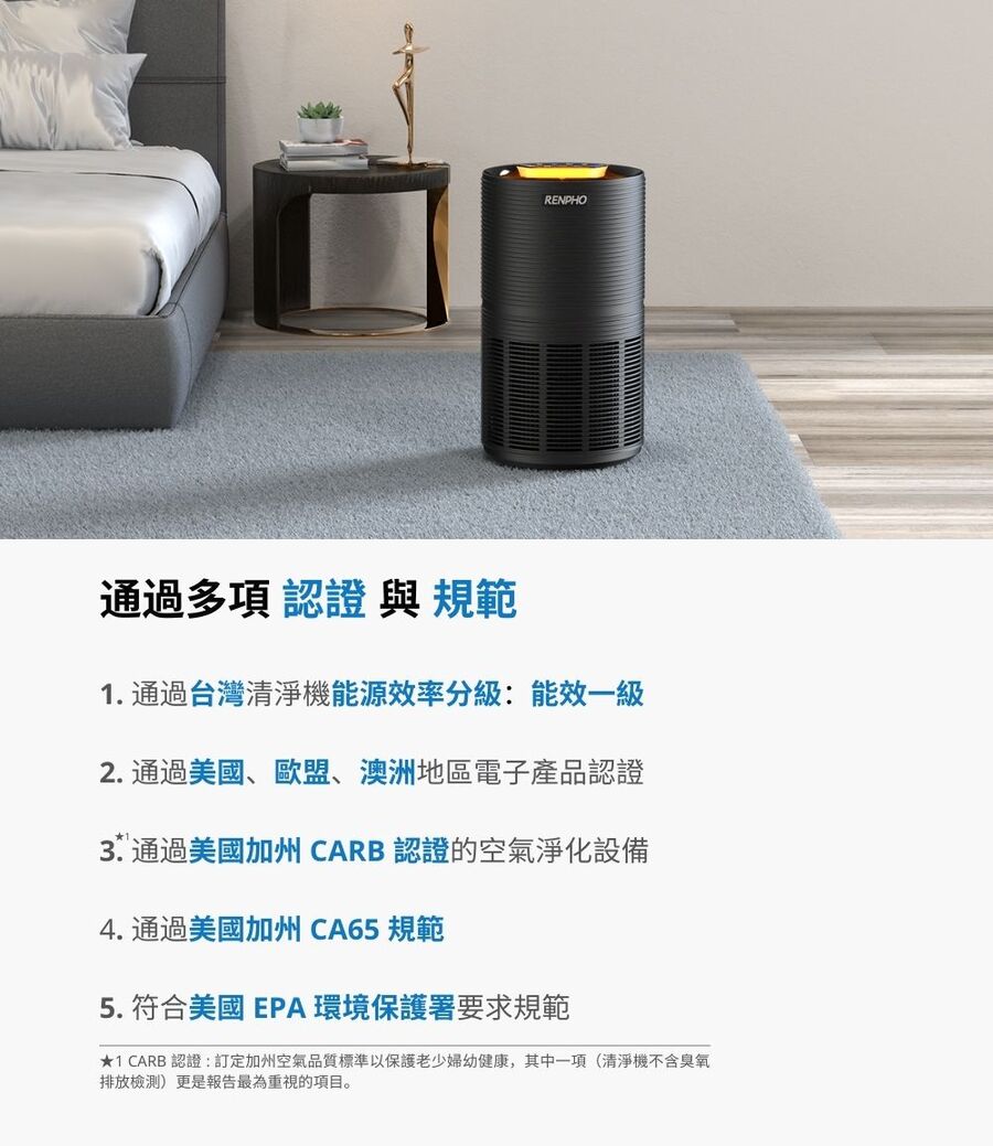 RENPHO HEPA 空氣清淨機黑 ( RP-AP089B ),實際價格以報價為主,U52750046,RENPHOHEPA空氣清淨機黑(RP-AP089B),原廠保固,大量採購歡迎洽詢