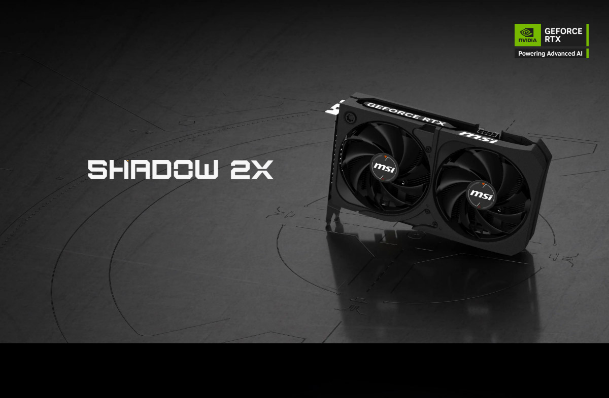 MSI 微星 RTX 5050 8G SHADOW 2X OC 顯示卡