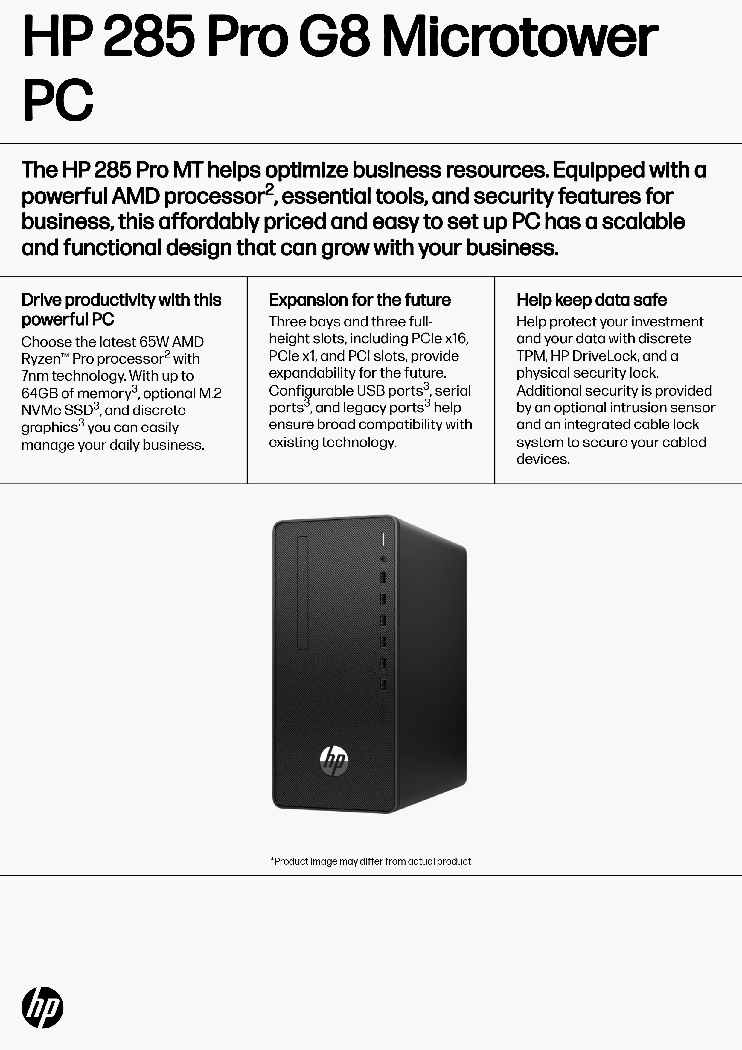 HP 惠普 ProDesk 285 G8 微型直立式電腦套件 (878L2PA),878L2PA,HP惠普ProDesk285G8微型直立式電腦套件(878L2PA),原廠保固,大量採購歡迎洽詢,商品特色