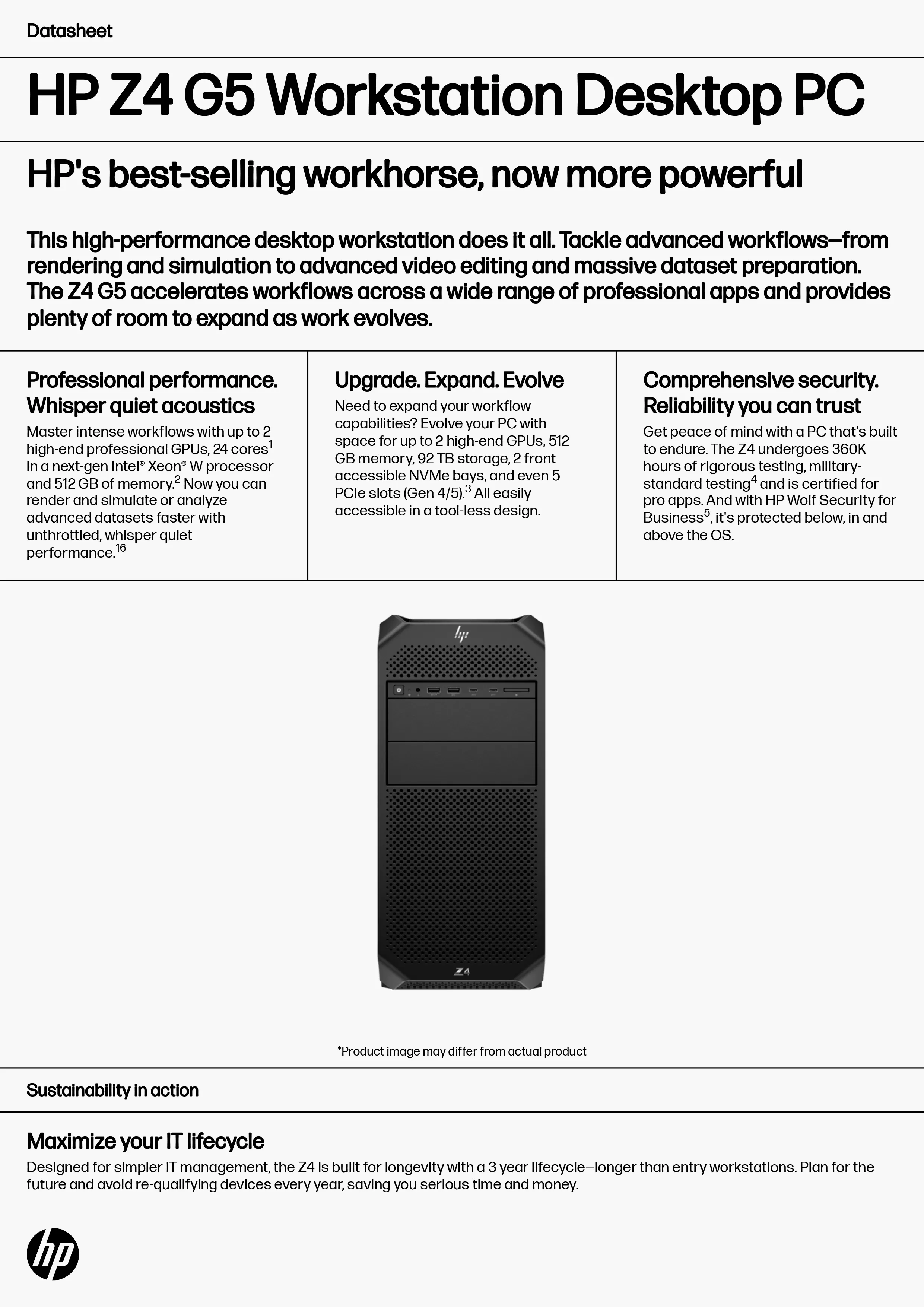 HP 惠普 Z4 G5 工作站電腦 (8F2G8PA),實際價格以報價為主,8F2G8PA,HP惠普Z4G5工作站電腦(8F2G8PA),原廠保固,大量採購歡迎洽詢