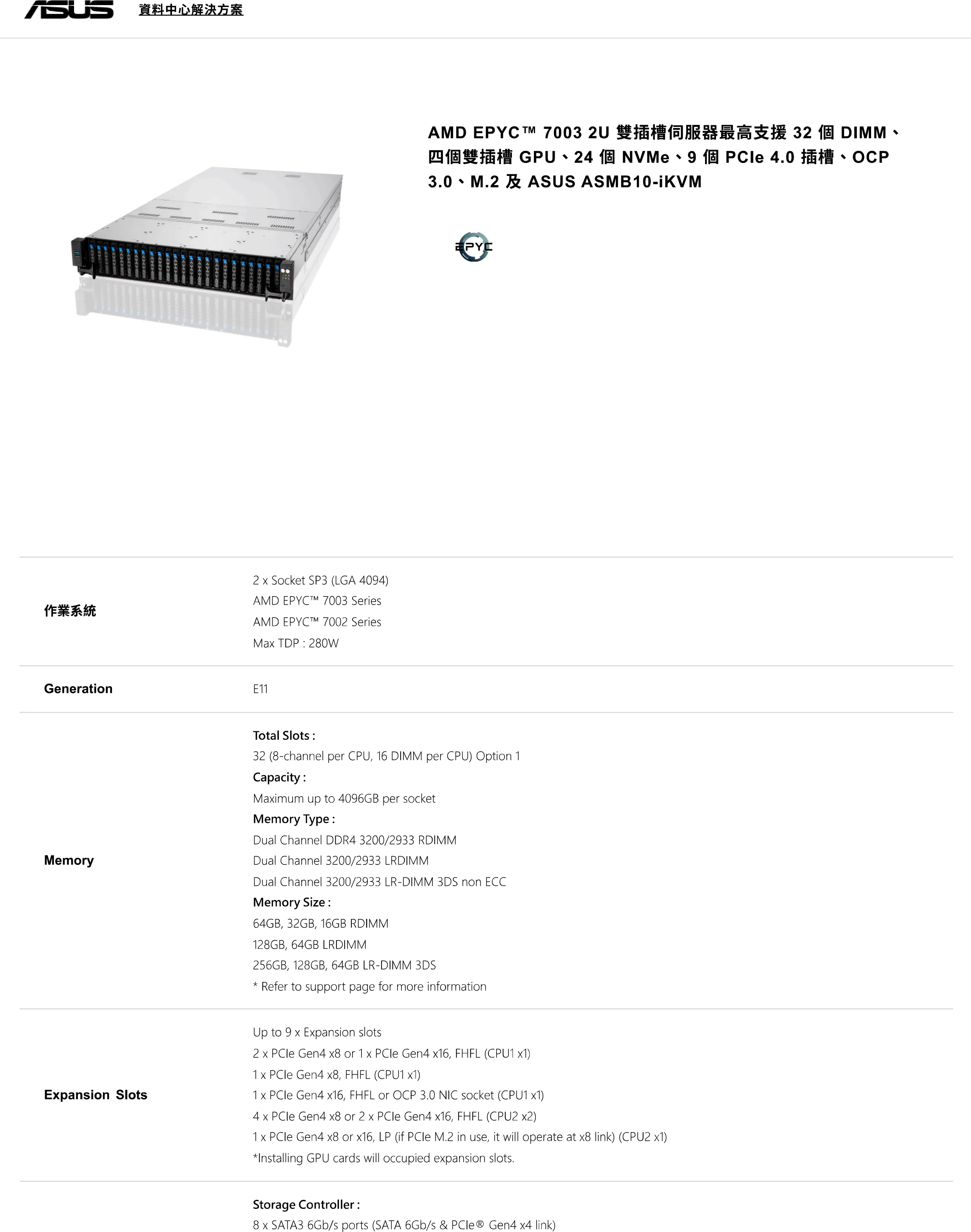 ASUS 華碩 RS720A-E11-RS24U 機架伺服器,實際價格以報價為主,RS720A-E11-RS24U,ASUS華碩RS720A-E11-RS24U機架伺服器,原廠保固,大量採購歡迎洽詢