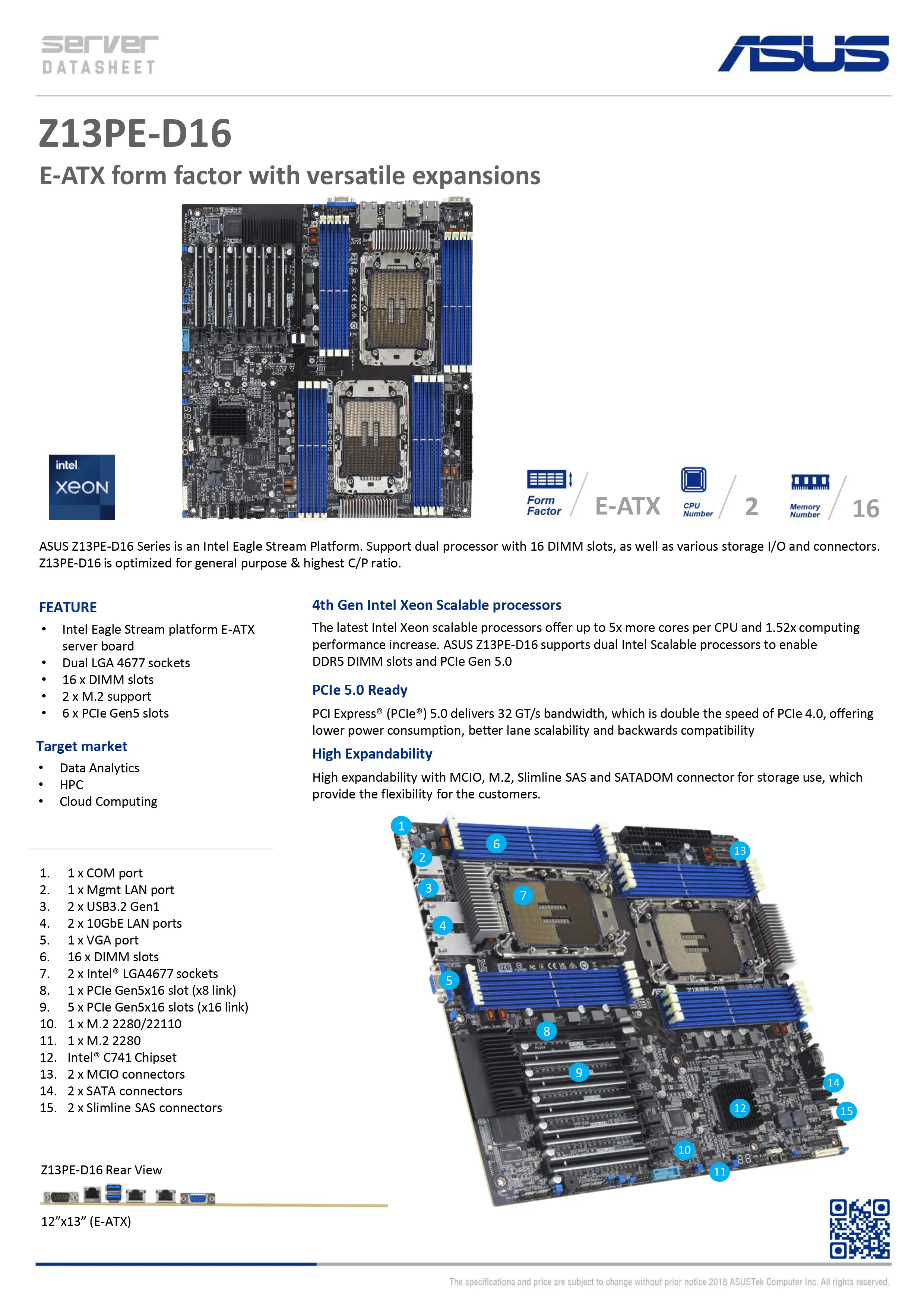 ASUS 華碩 Z13PE-D16 伺服器主機板,實際價格以報價為主,Z13PE-D16,ASUS華碩Z13PE-D16伺服器主機板,原廠保固,大量採購歡迎洽詢