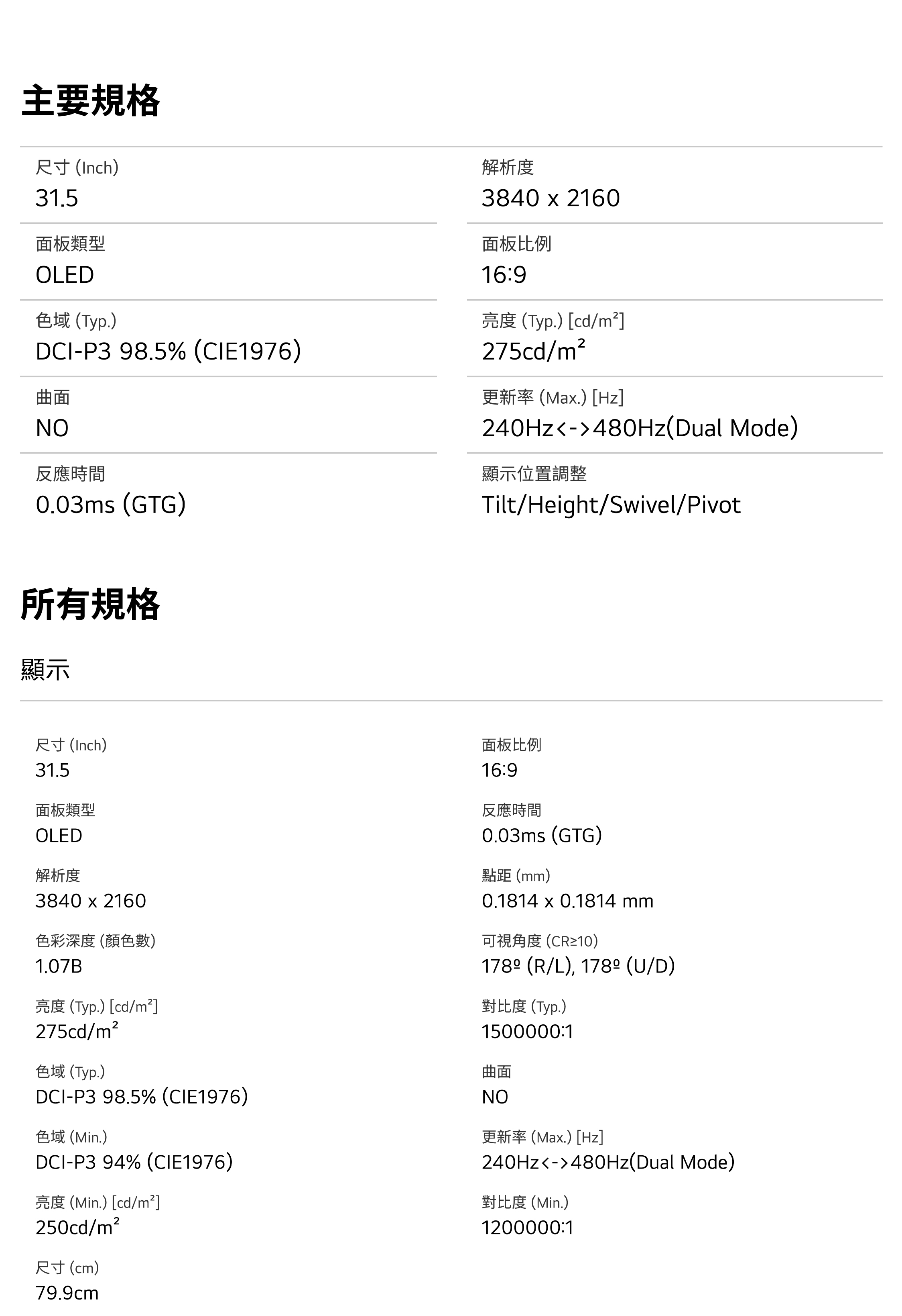 LG 樂金 32