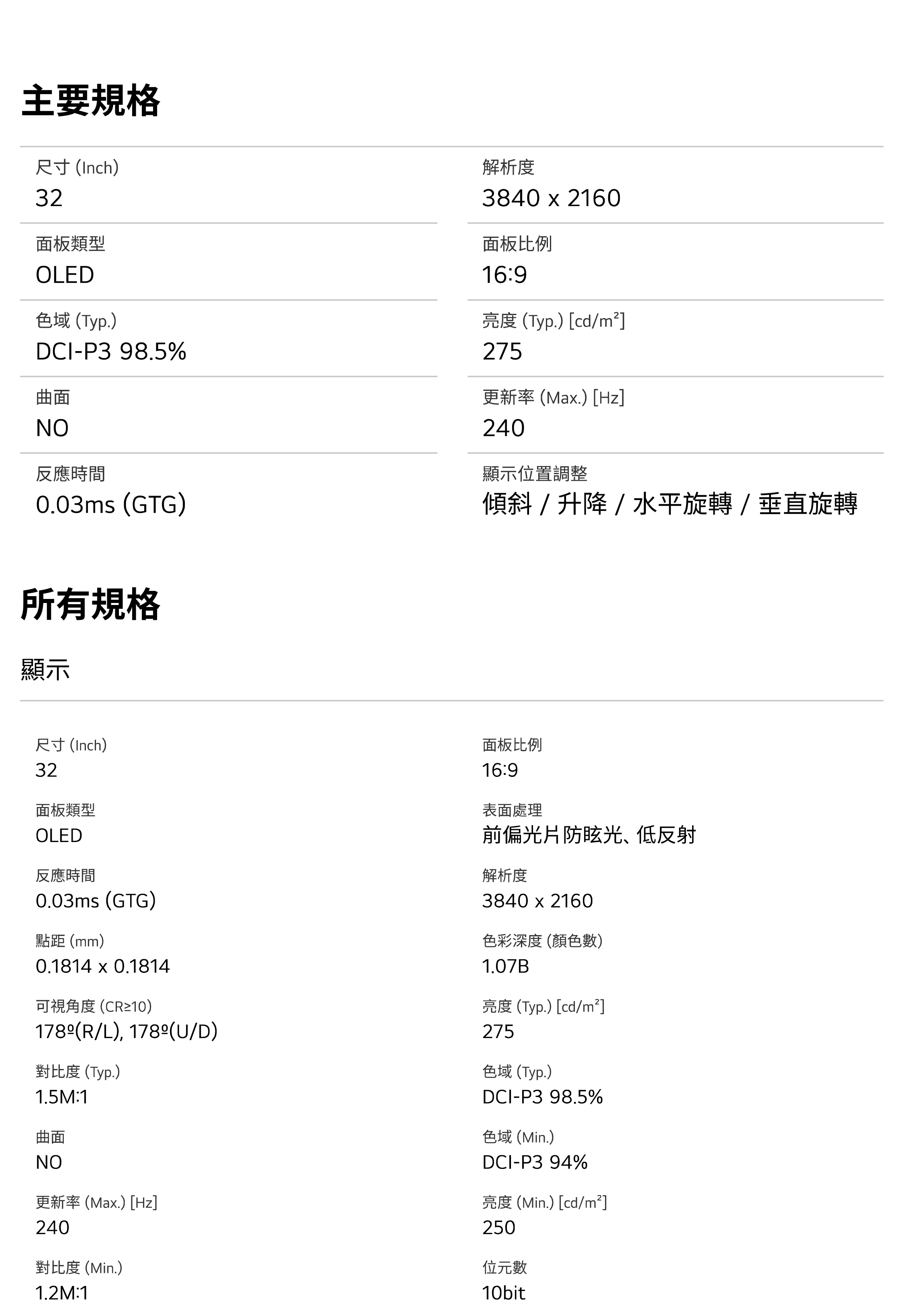 LG 樂金 32