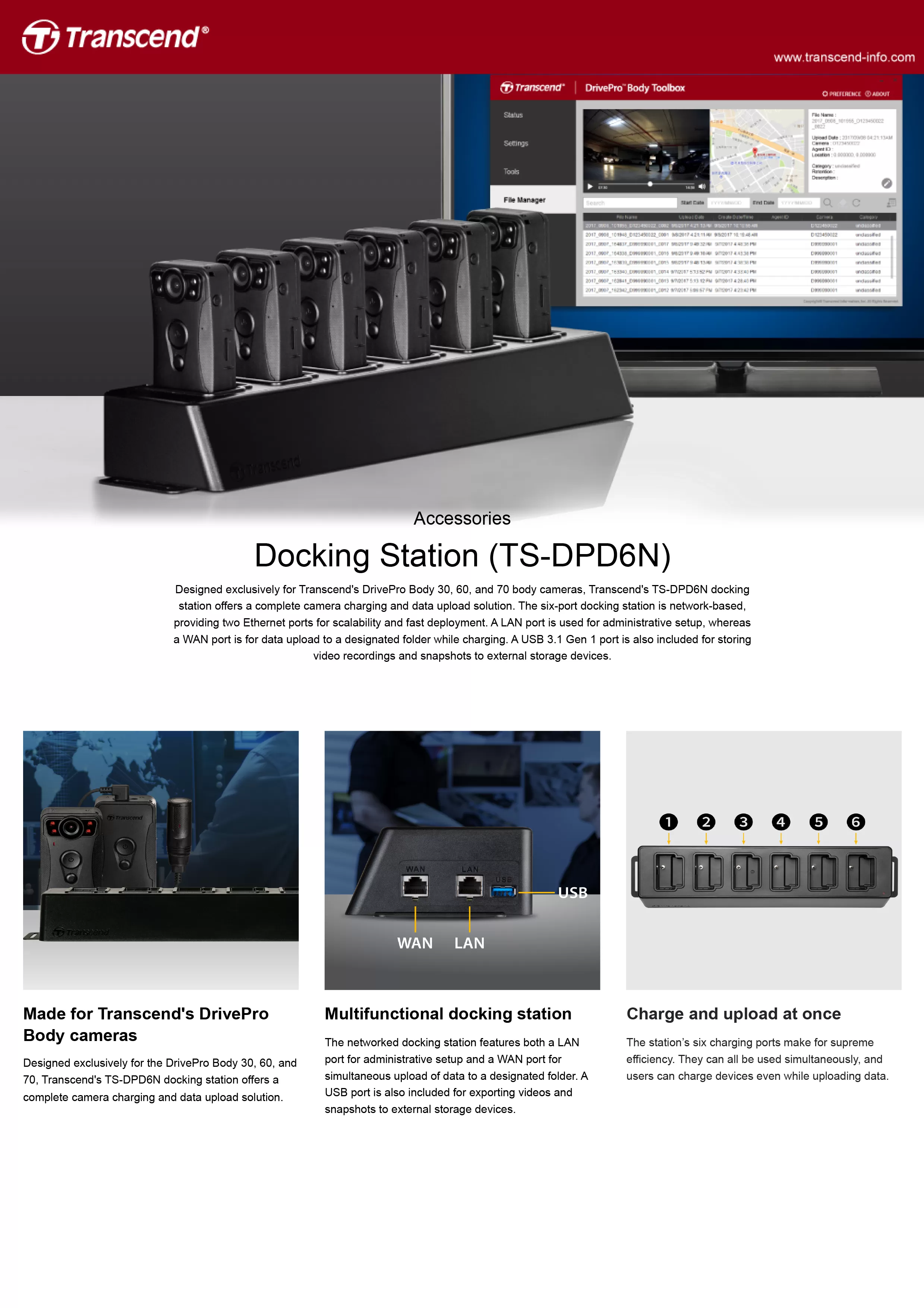 Transcend 創見 TS-DPD6N 多功能底座