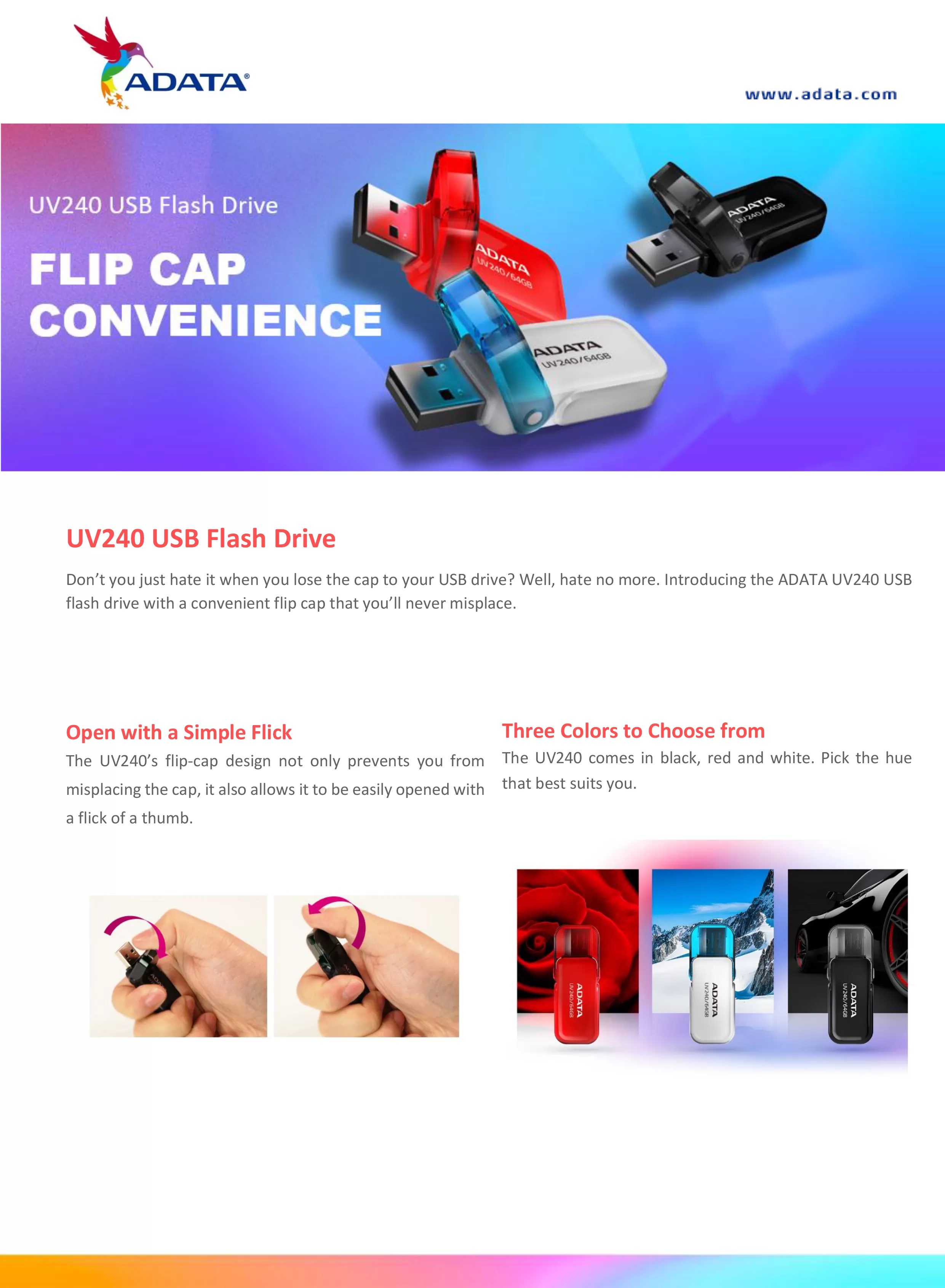 ADATA 威剛 UV240 USB 隨身碟