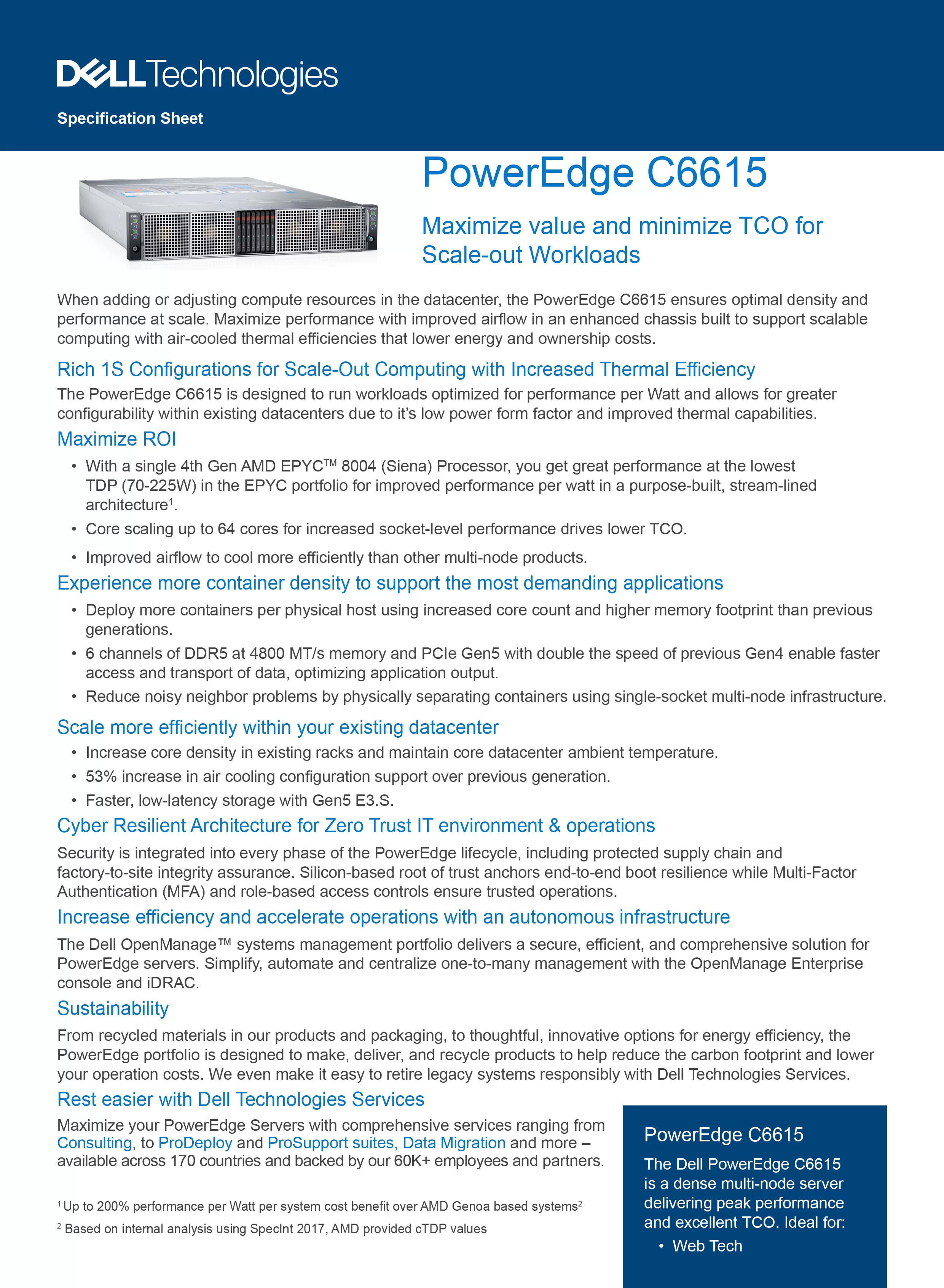 DELL 戴爾 PowerEdge C6615 伺服器節點,U43570040,DELL戴爾PowerEdgeC6615伺服器節點,原廠保固,大量採購歡迎洽詢,品質保證