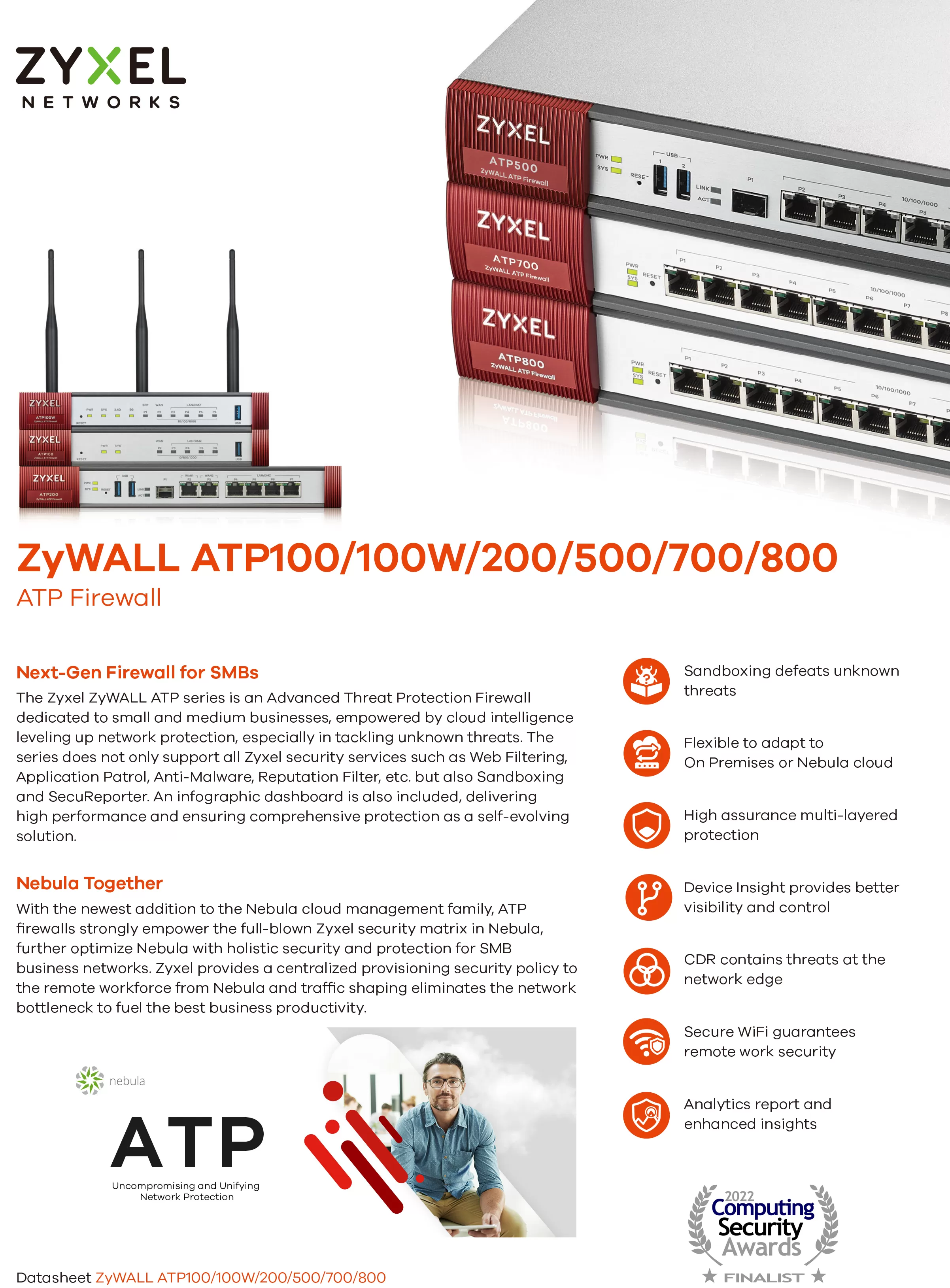 Zyxel 兆勤 ZyWALL ATP800 ATP 防火牆