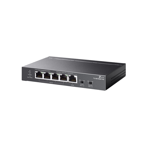 TP-Link TL-SG1005P-PD 5埠 Gigabit 桌上型 PoE+ 交換器(含 1 埠 PoE++ 輸入及 4 埠 PoE+ 輸出),U50560035,TP-LinkTL-SG1005P-PD5埠Gigabit桌上型PoE+交換器(含1埠PoE++輸入及4埠PoE+輸出),原廠保固,大量採購歡迎洽詢,品質保證