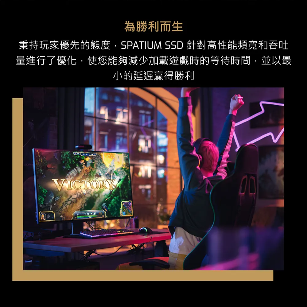 MSI 微星 SPATIUM M450 PCIe 4.0 NVMe M.2 500GB V1 固態硬碟 SSD